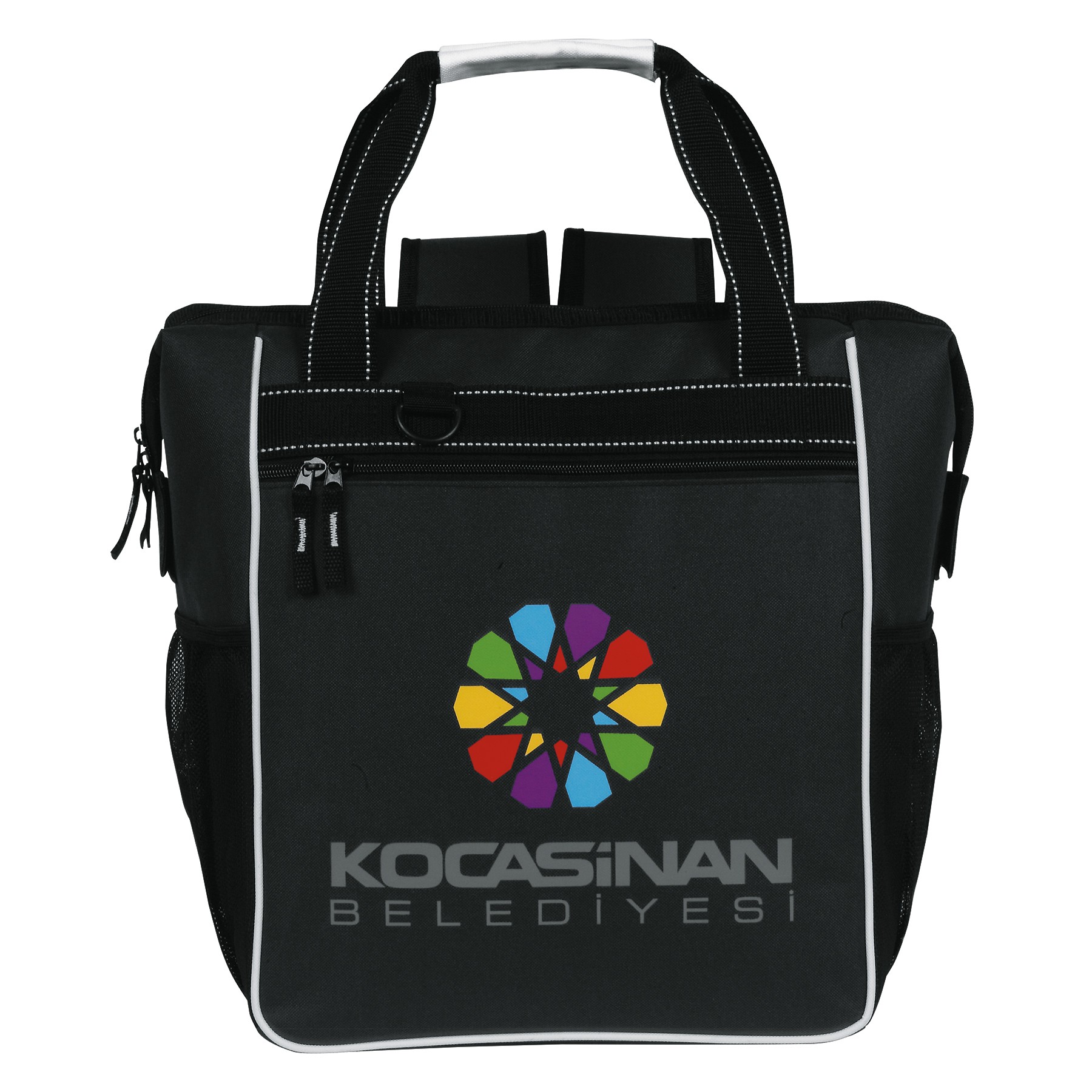 Wire-mouth Convertible Insulated Cooler Backpack & Tote 6