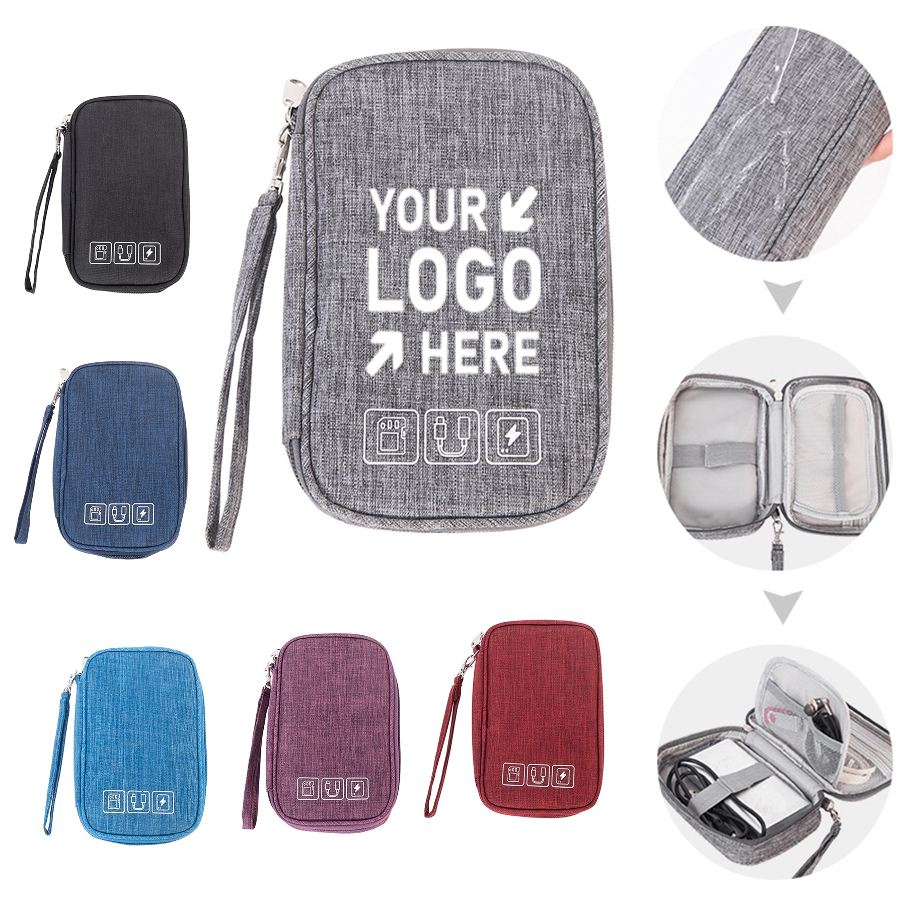 Multi-function Travel Electronics Organizer 2