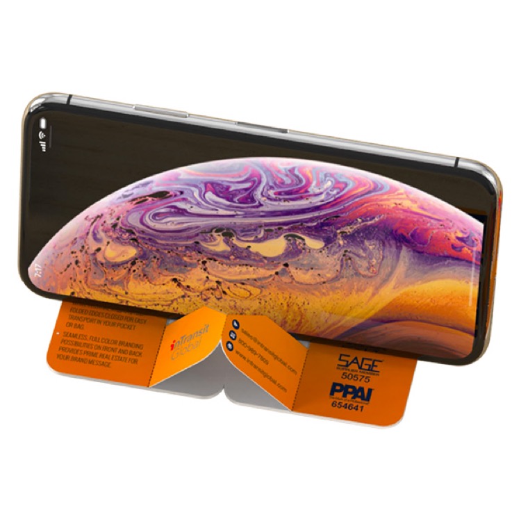Pop-N-Fold Business Card Phone & Tablet Stand 15