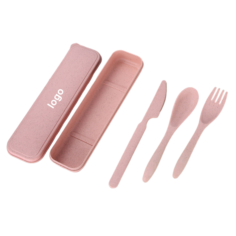 Portable Wheat Straw Cutlery Set 2