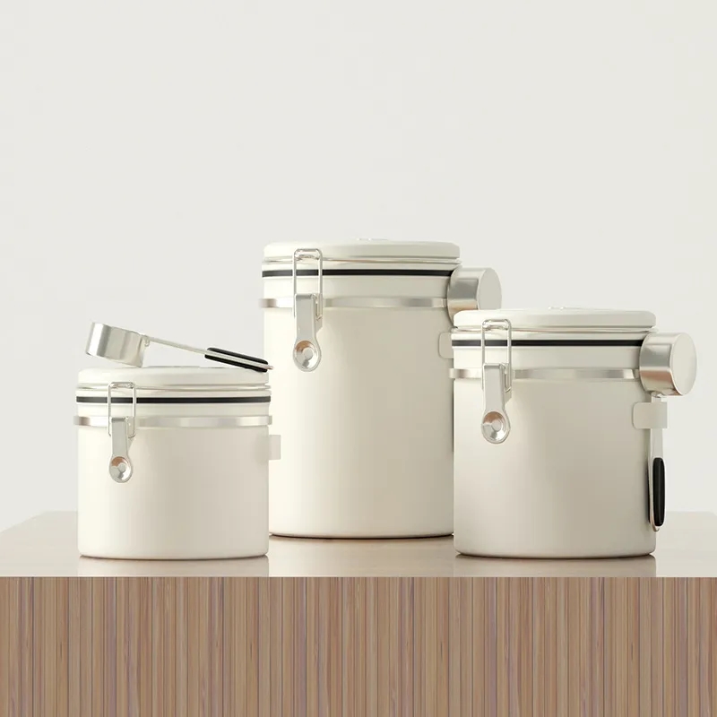 Stainless Steel Airtight Canister with Spoon 4