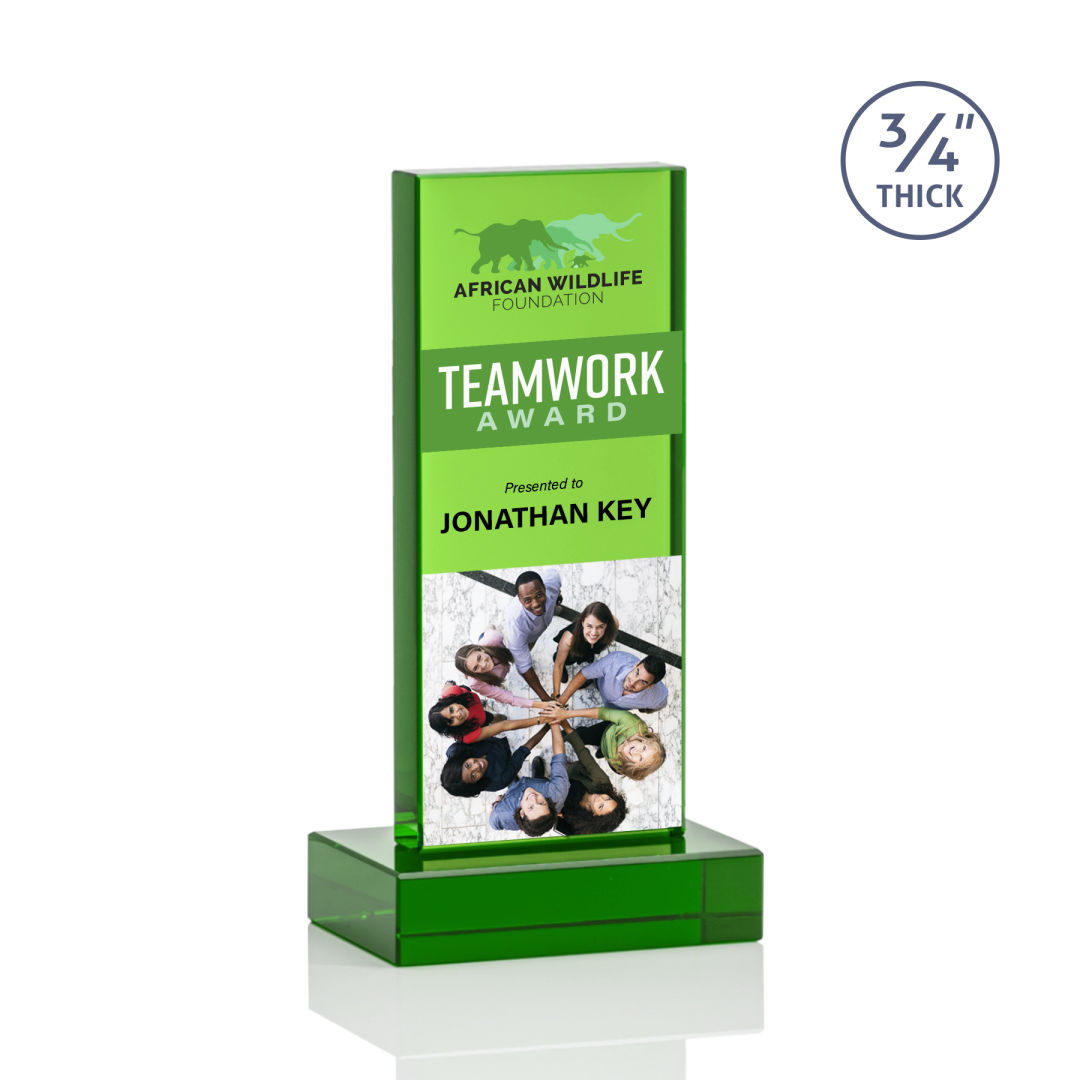 Hathaway VividPrint™ Award - Green 10