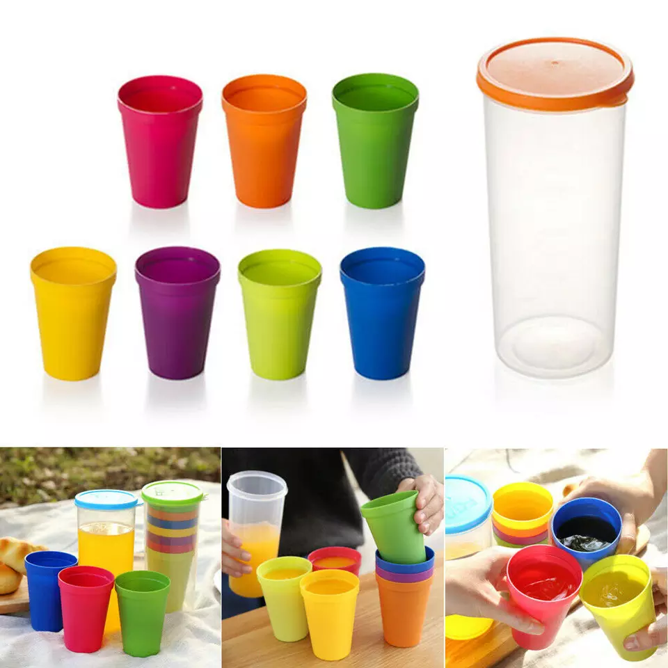Portable Rainbow Cup Set 3