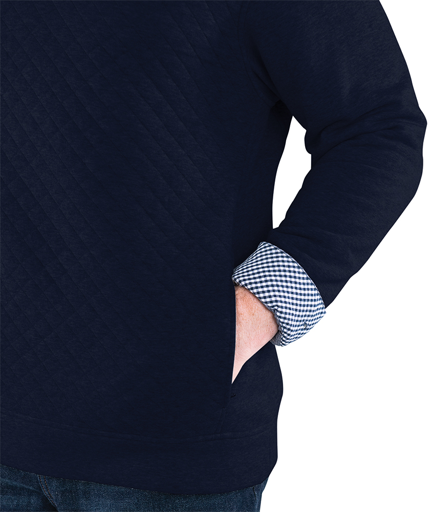 Men's Franconia Quilted Pullover, custom hoodie or sweatshirt with logo imprint 54