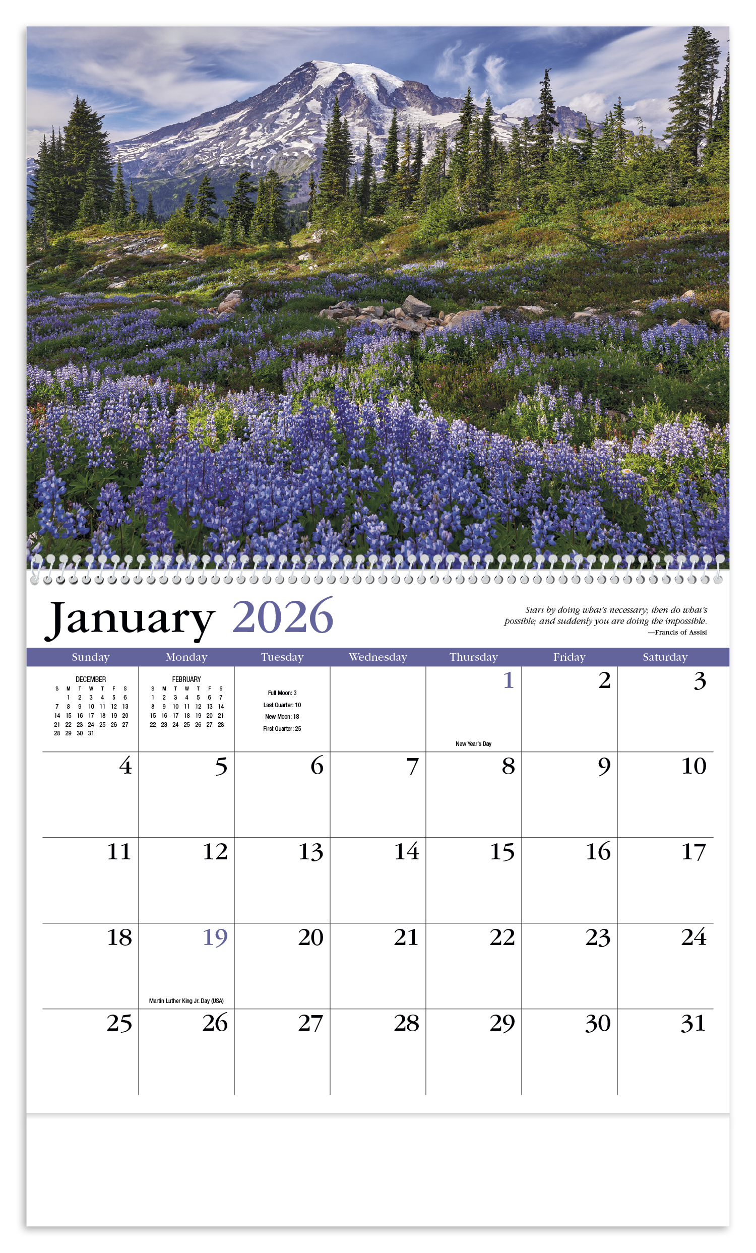 HotLine® Products Contemplations Appointment Calendar - Spiral 17