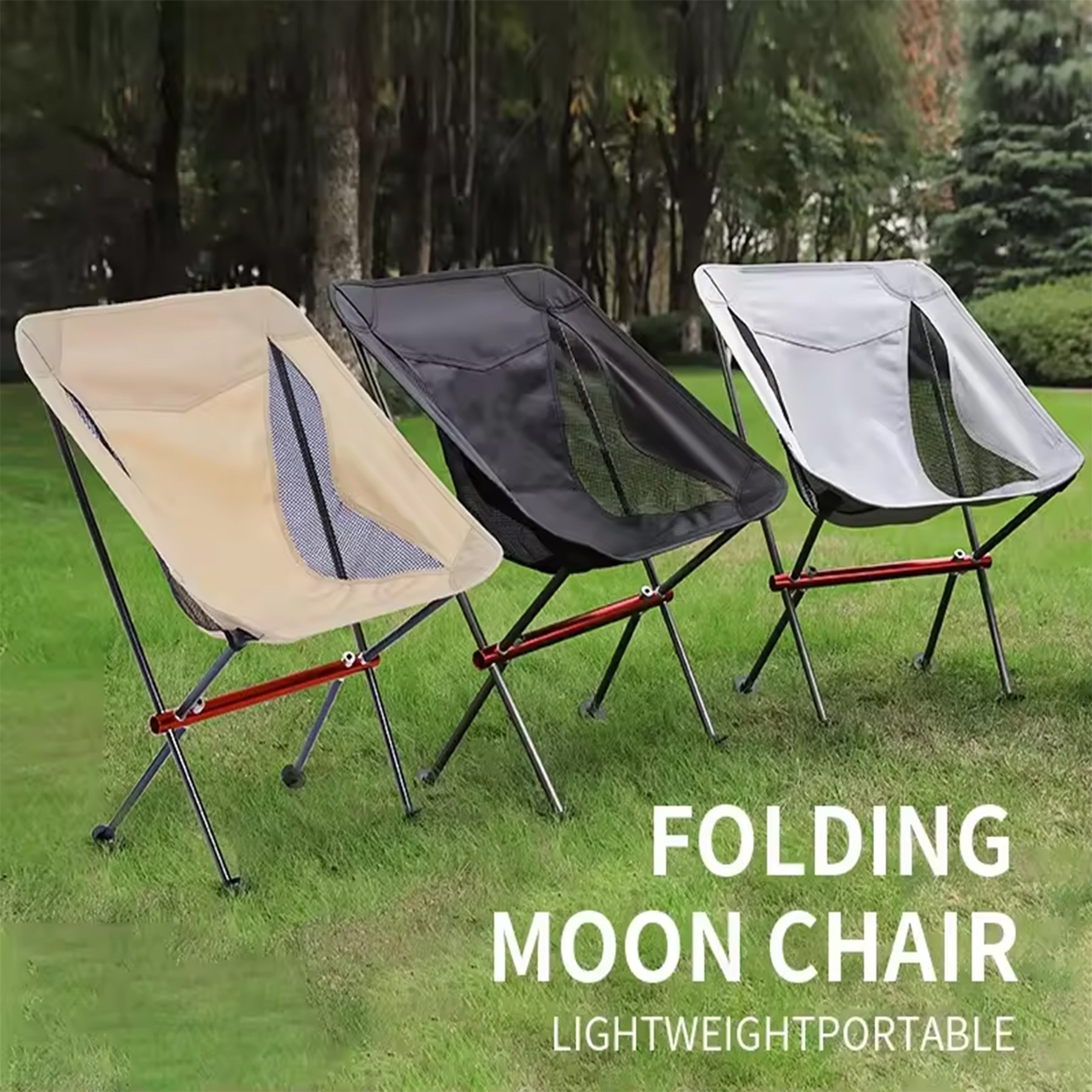 Folding Camping Moon Chair 2
