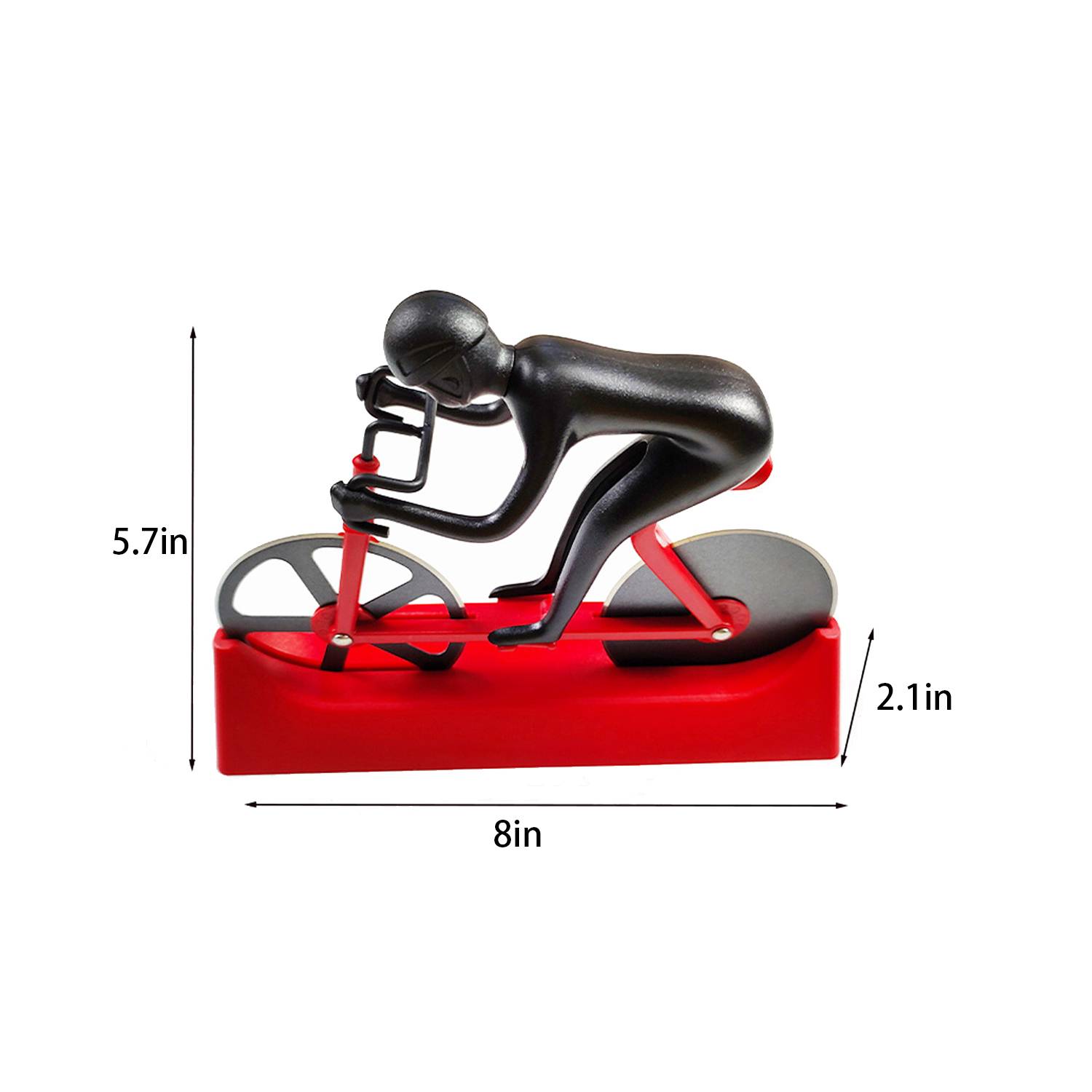 Creative Bicycle Stainless Steel Roller Pizza Cutter 5