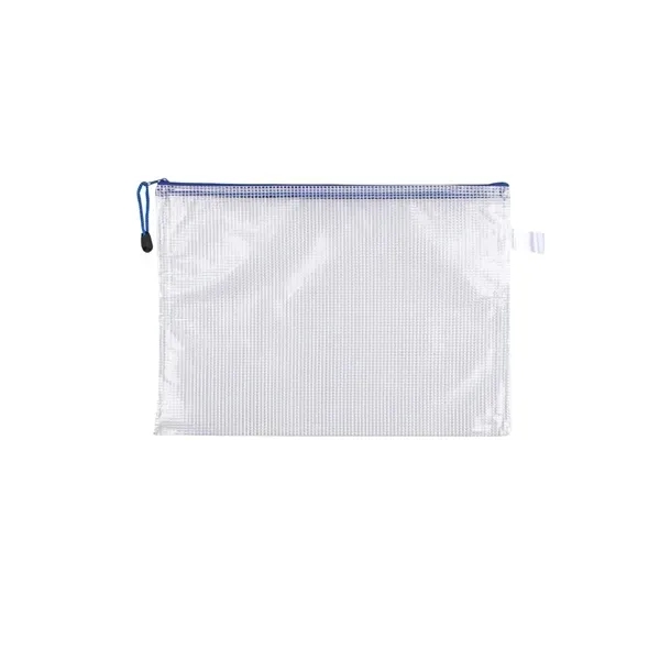 A4 Transparent Grid Zipper Bag 4