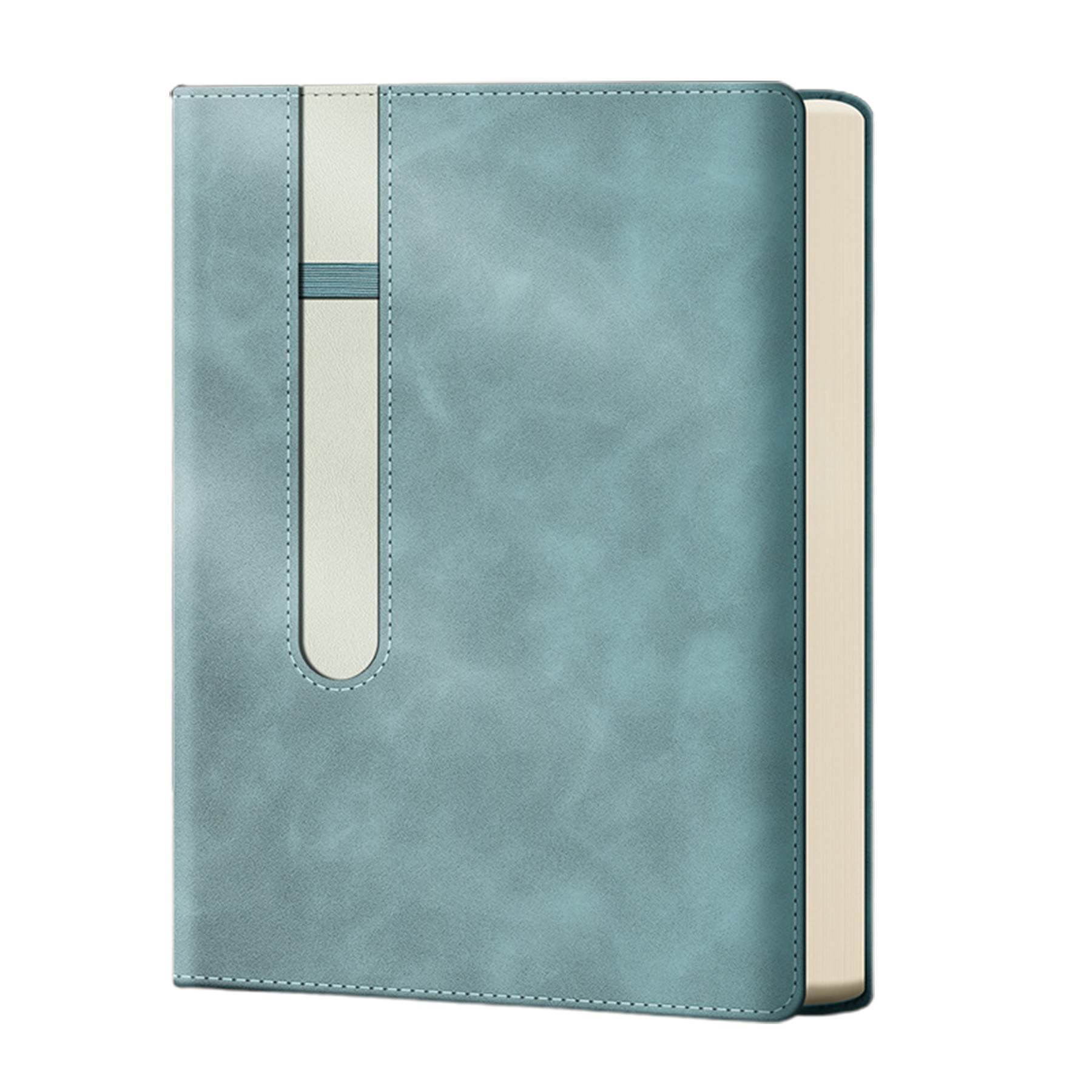 B5 Pu Leather Cover Notebook W/ Pen Holder 4