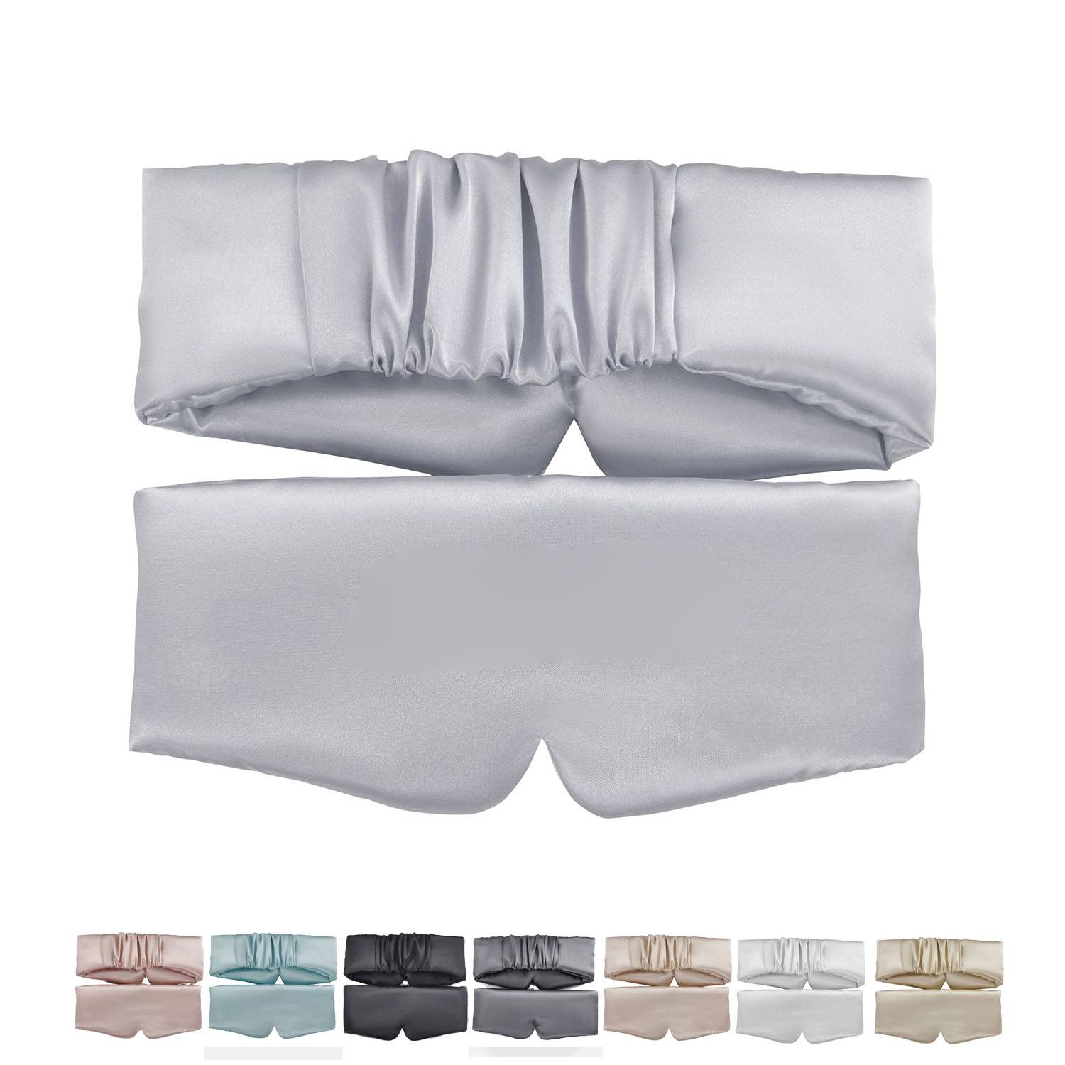 Satin Silk Sleep Mask w/ Elastic Band 3