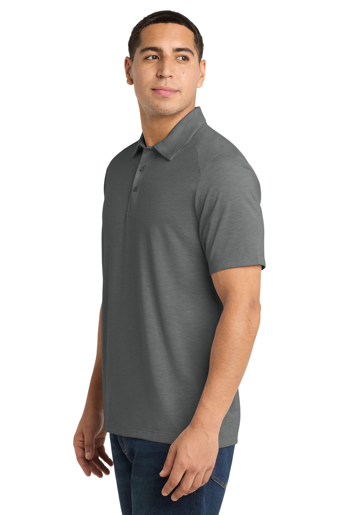 Sport-Tek PosiCharge Tri-Blend Wicking Polo. ST405 36