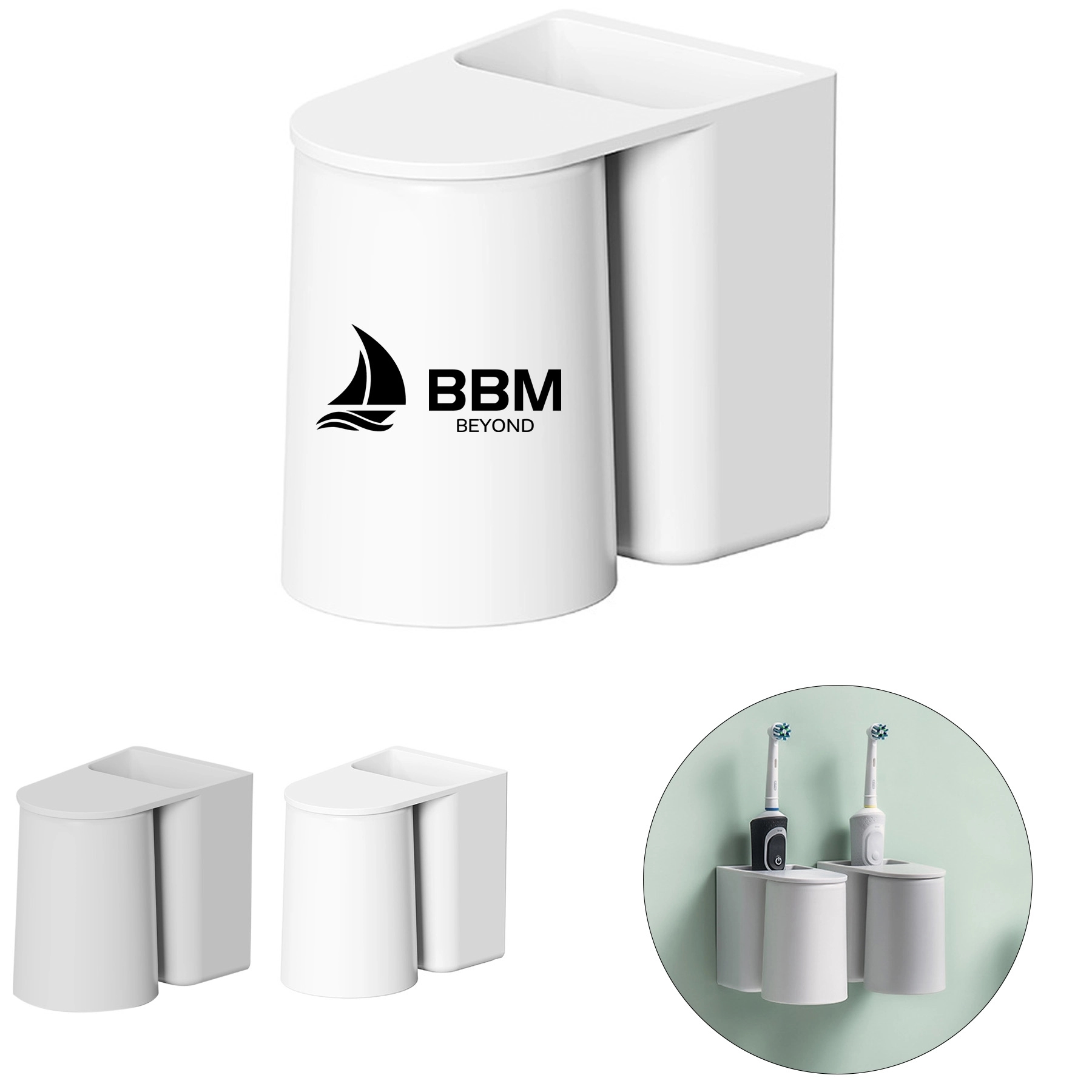 Magnetic Wall Mounted Electric Toothbrush Holder 3