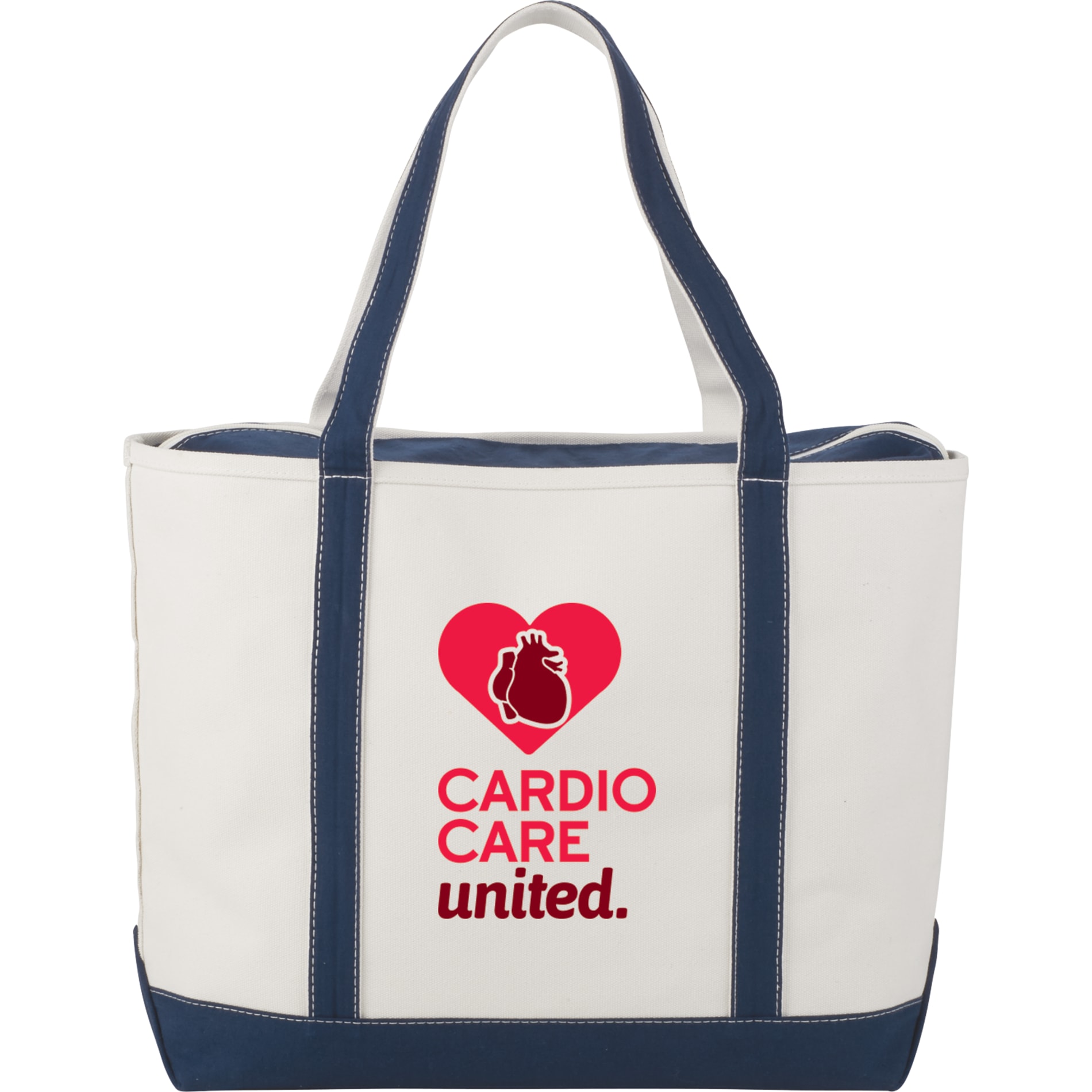Baltic 24oz Cotton Canvas Tall Zippered Tote 43