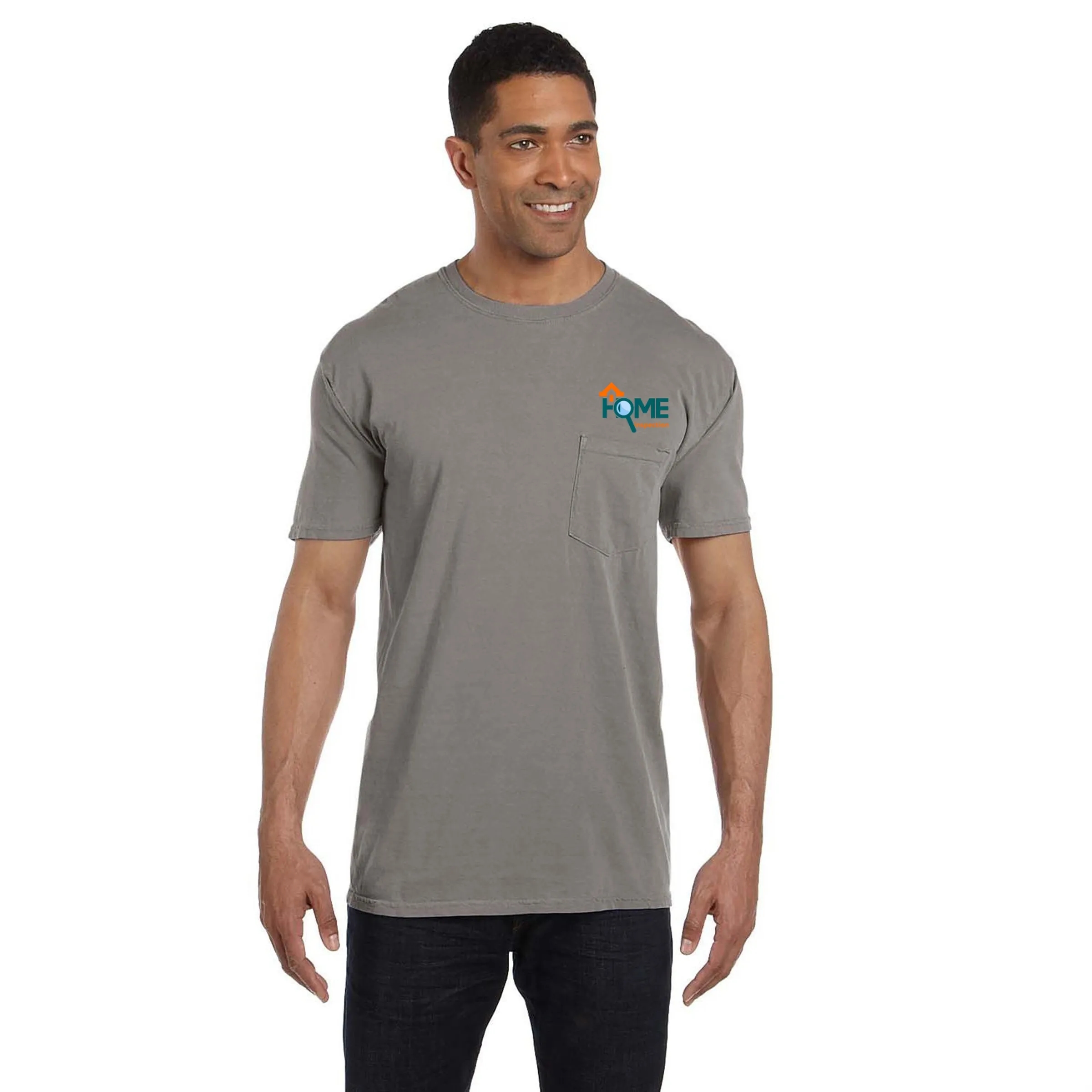 COMFORT COLORS ADULT HEAVYWEIGHT 6.1 OZ. POCKET T-SHIRT 104