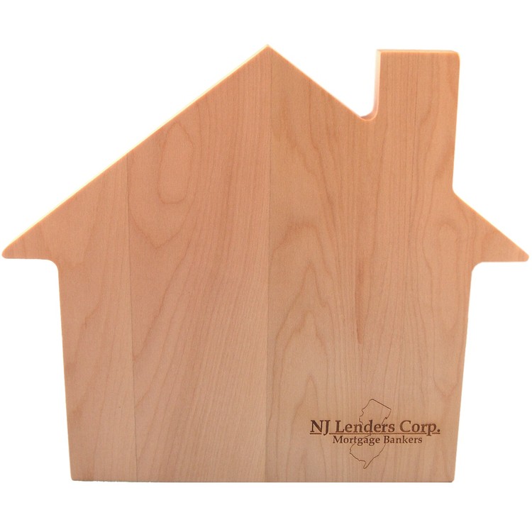 Wood Cutting Board - House 3