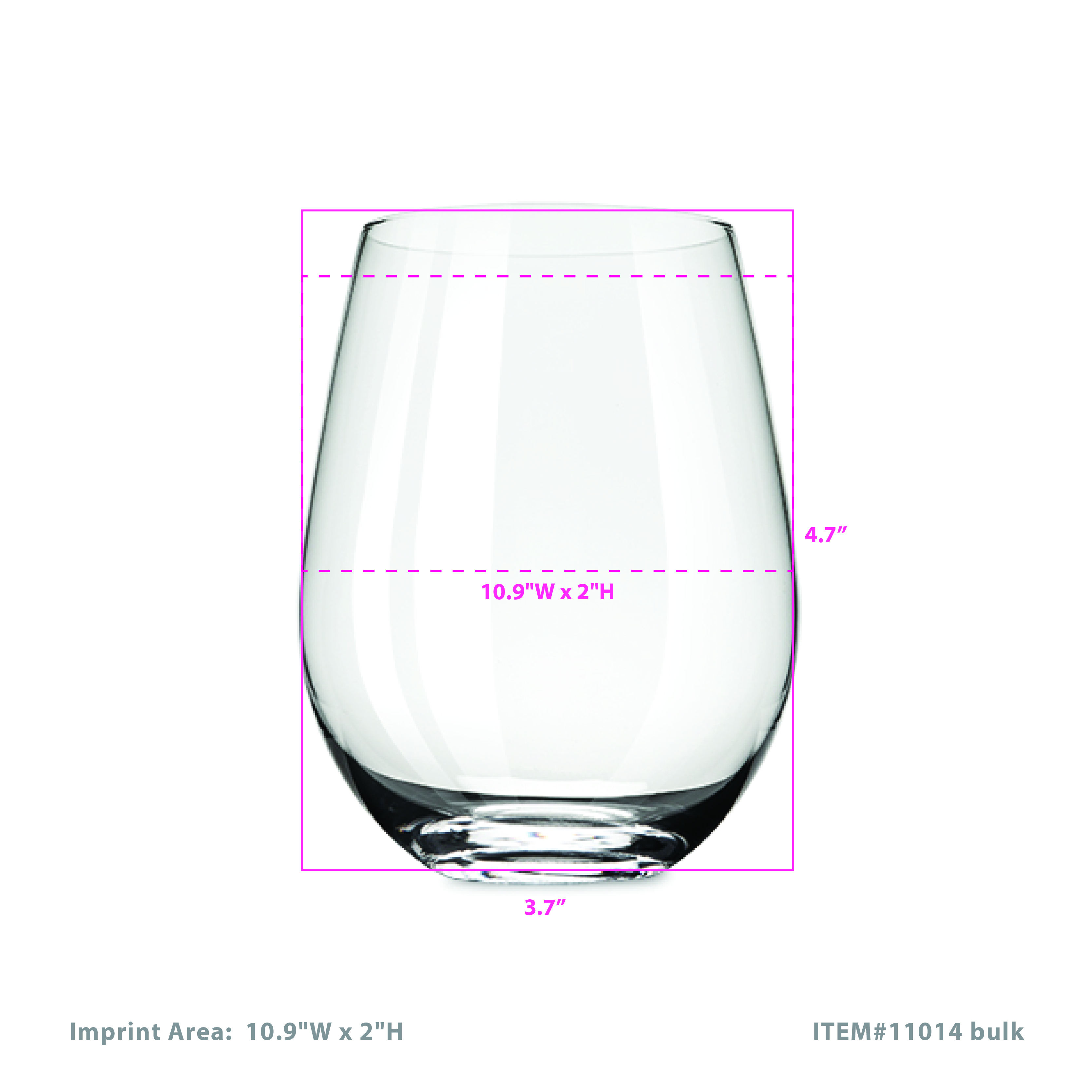 True® Stemless Wine Glass 7