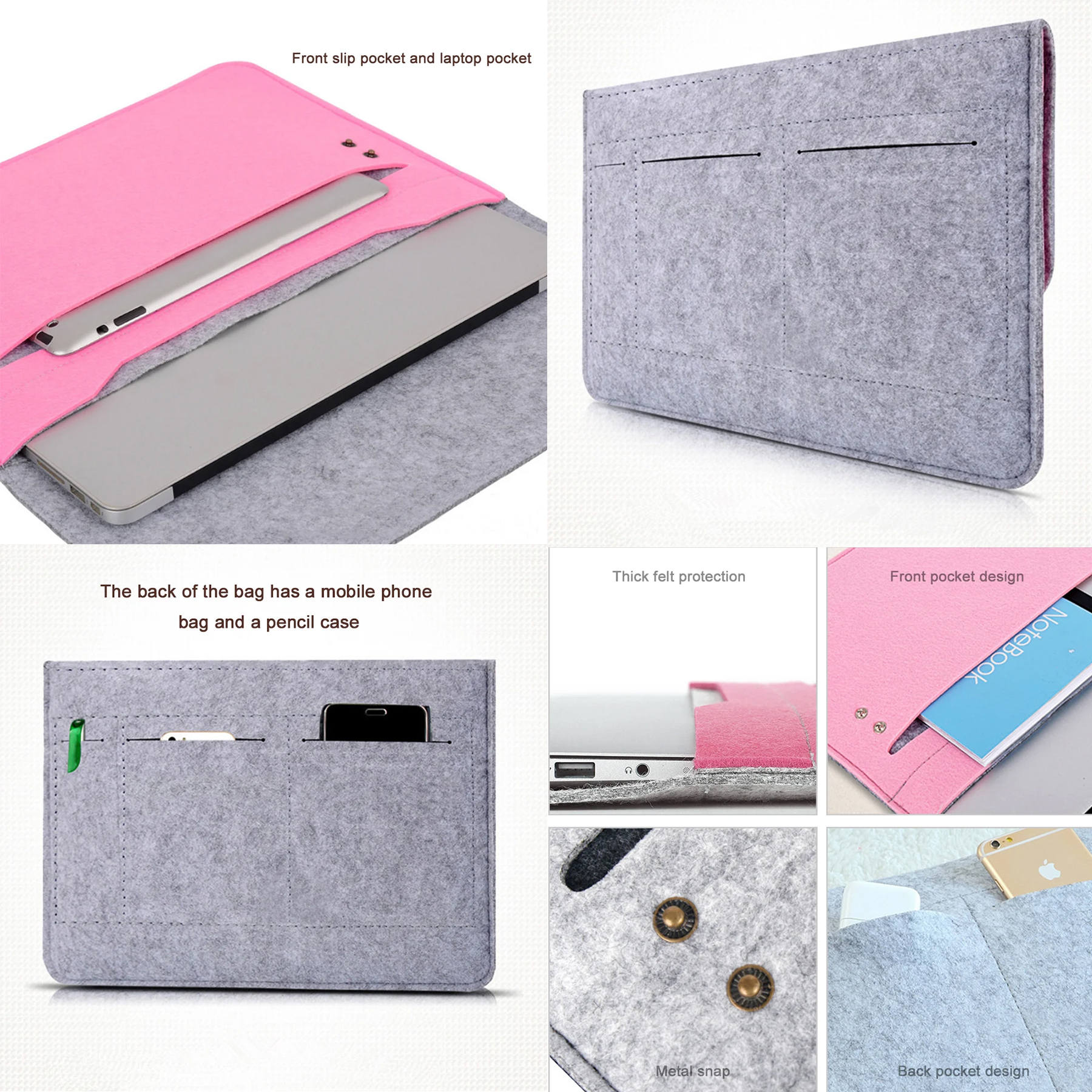 Laptop Felt Bag Sleeve 2