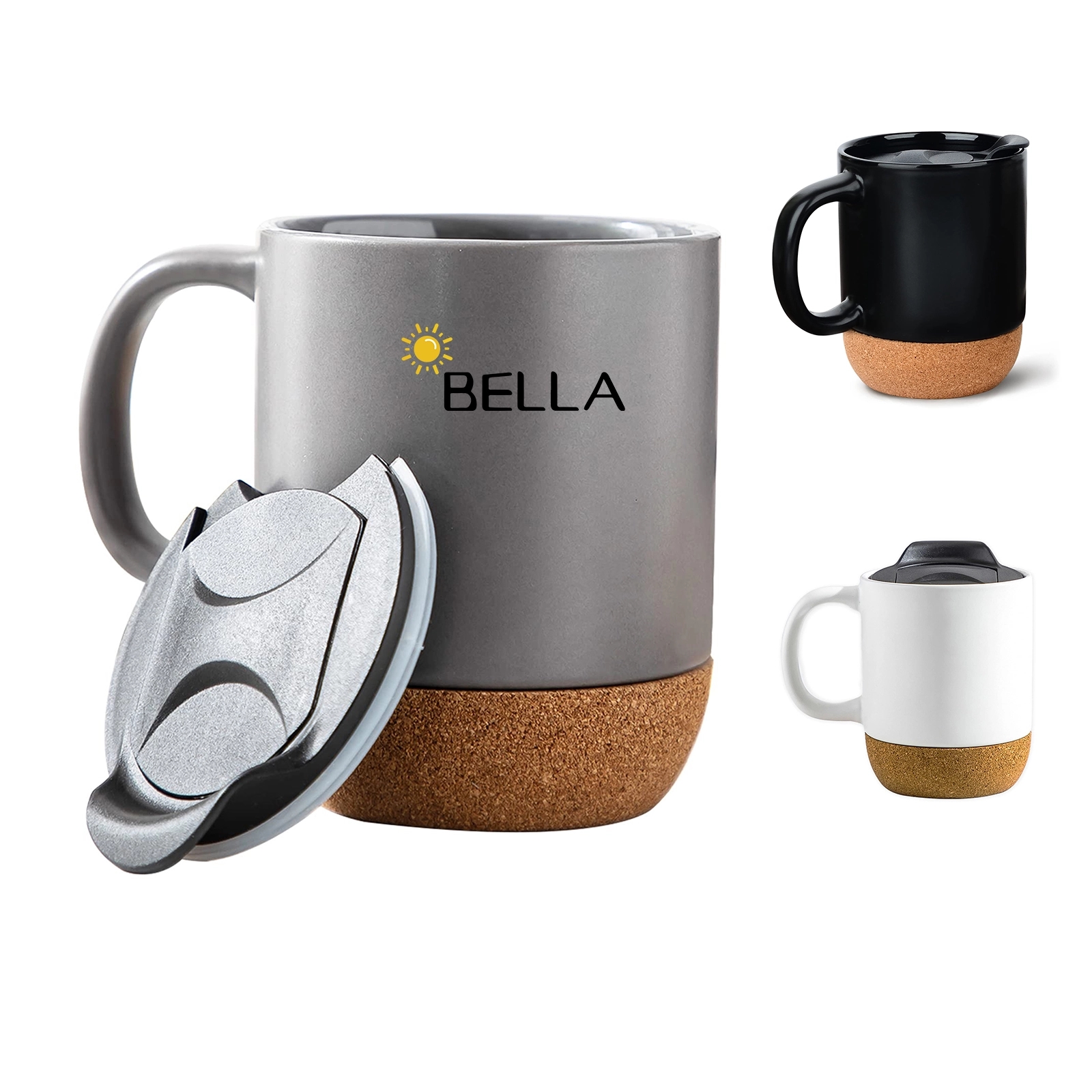 14Oz Cork Mug Ceramic 1