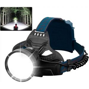 LED Flashlight with USB Long-range Light 1