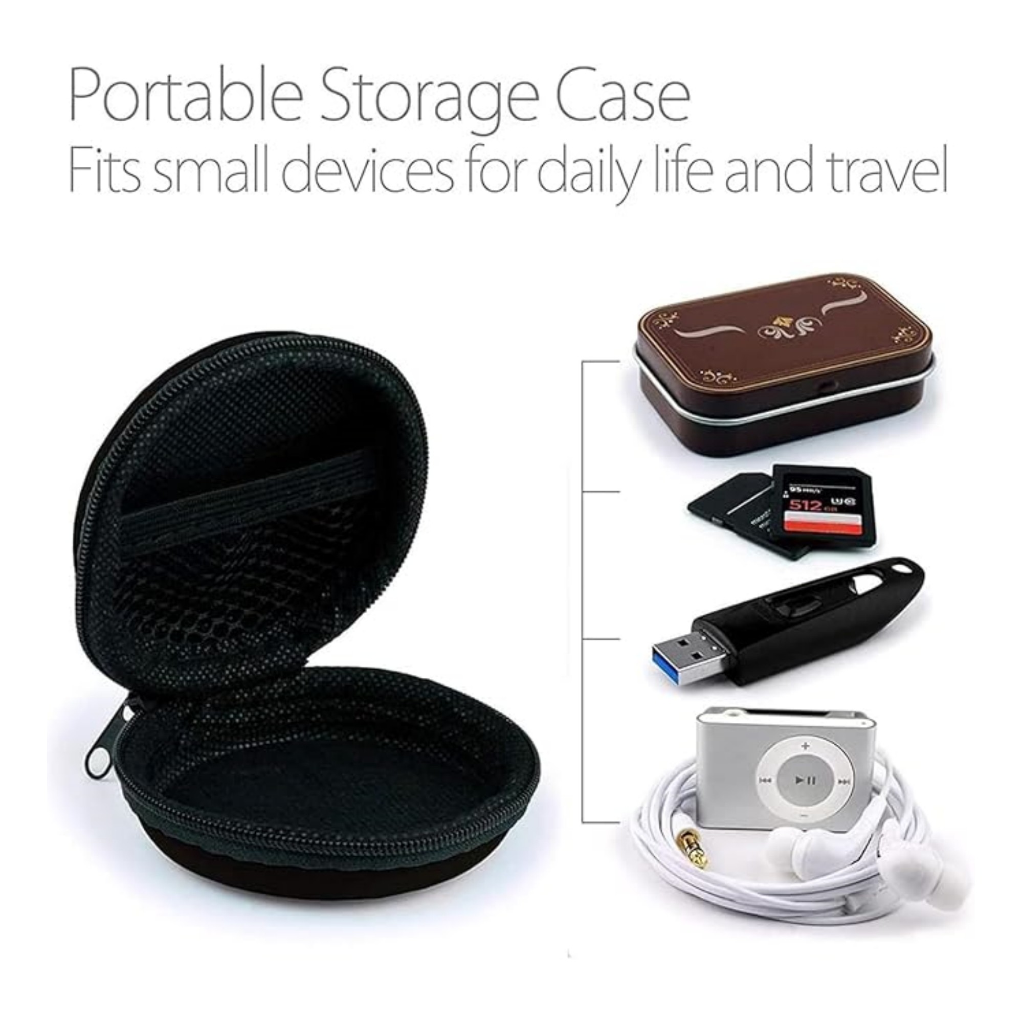 Round Earphone Case 4