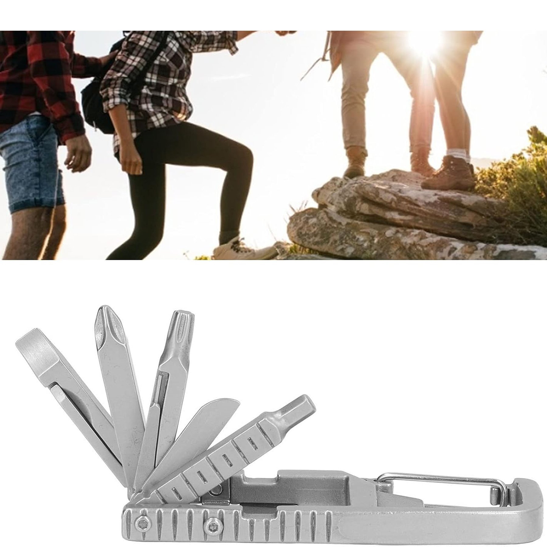 12-in-1 Keychain Folding Pocket Multi-Tool 4