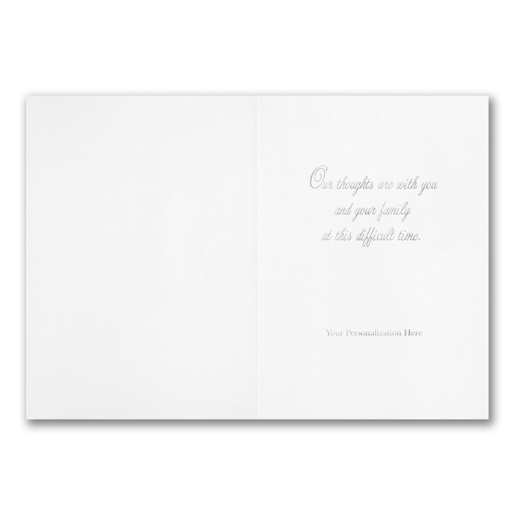 Sympathy Feather Card 1