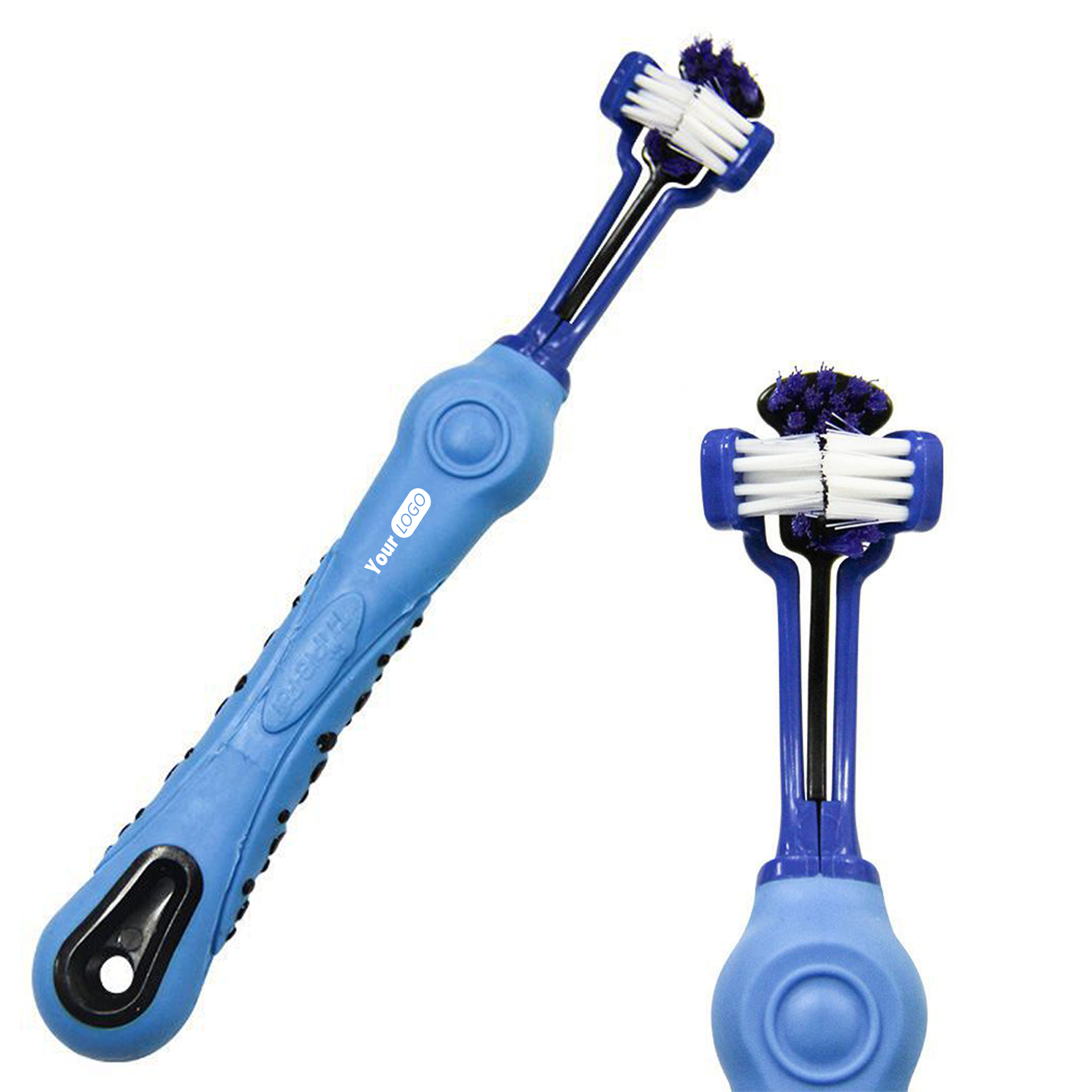 Abs Ergonomic Pet Teeth Cleaning Toothbrush ?C Easy And Comfortable 2