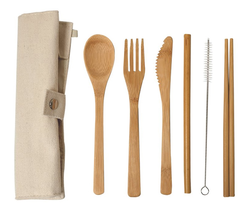 7-in-1 Eco-friendly Bamboo Cutlery Set 3