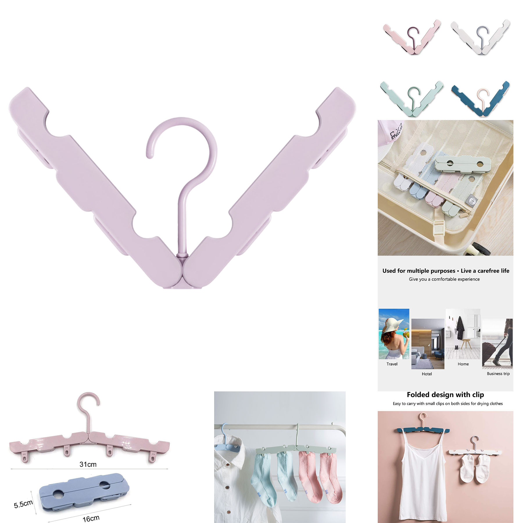 Folding Clothes Hangers 1
