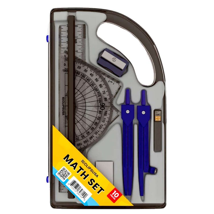 Geometry Math Sets - 10 Piece 2