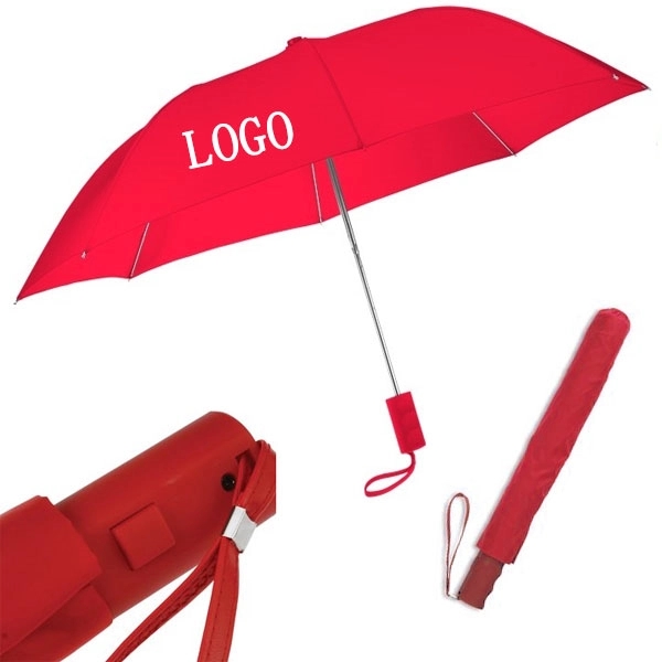 42" Arc Folding Umbrella with Auto Open 2