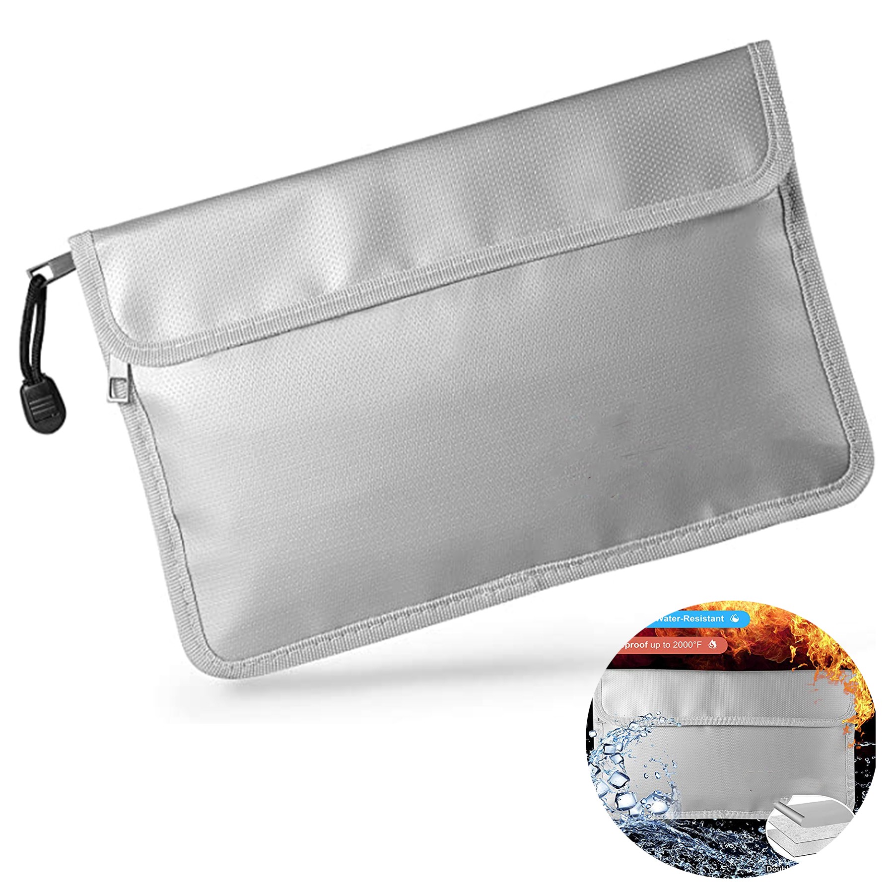 Fire Proof File Bag With Zipper 3