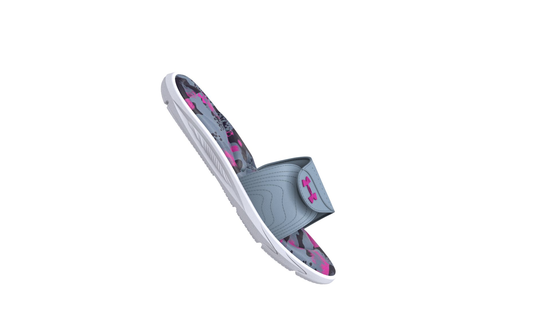 UA Ignite VI Graphic Footbed Women's Slides 2