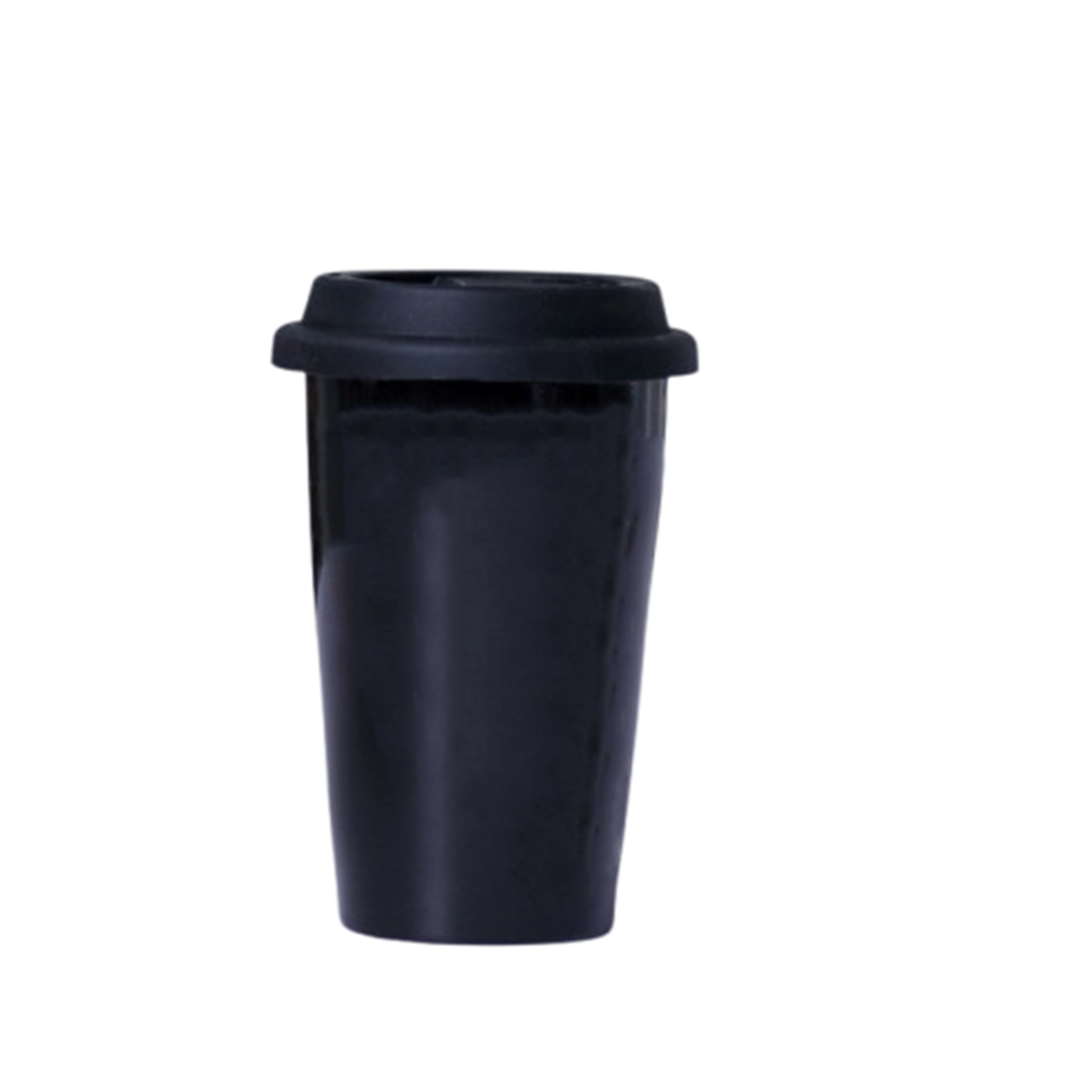 12oz Double Wall Insulated Ceramic Cup w/ Lid 4