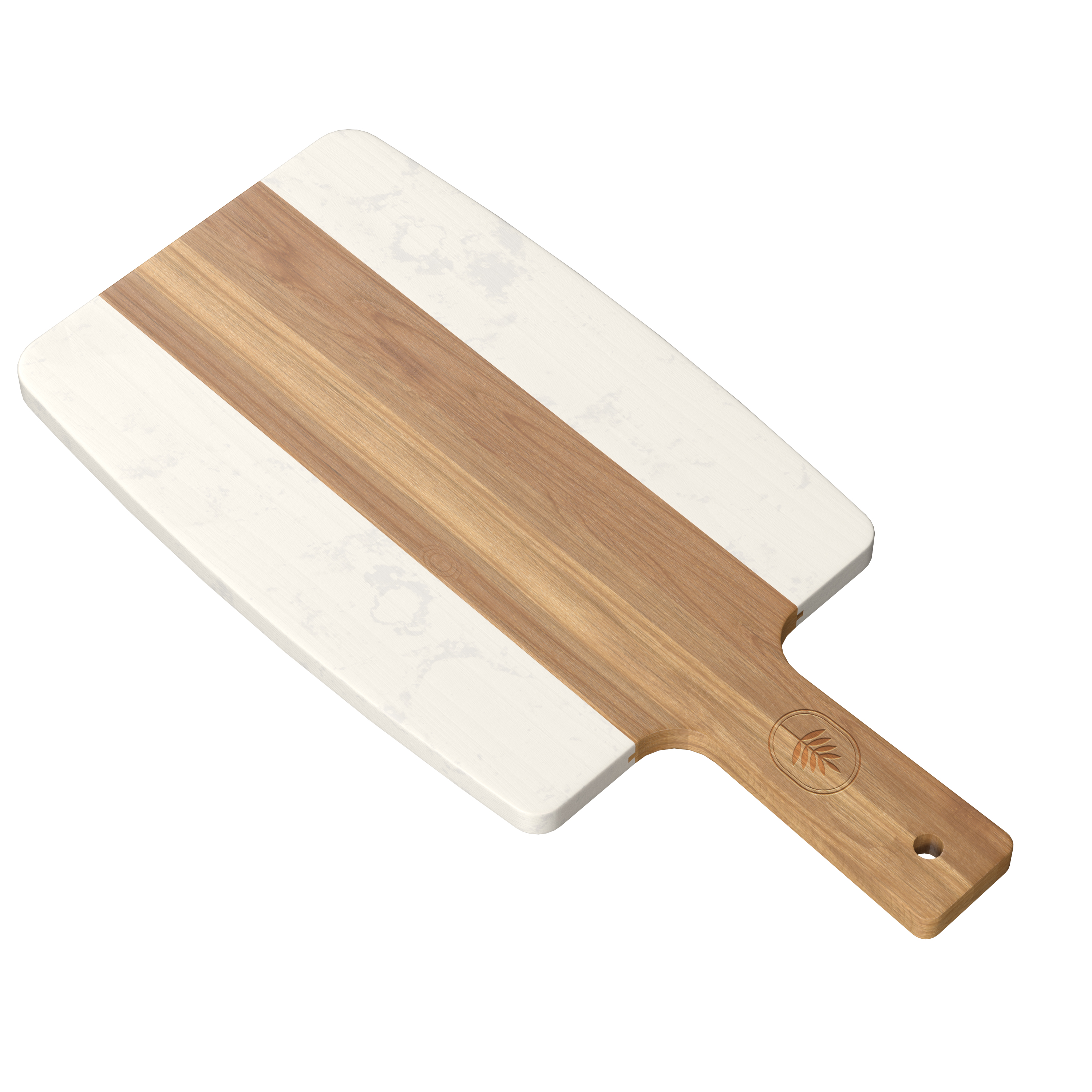 Hamilton Acacia Wood And Faux Marble Cutting Board 2