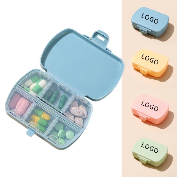 Portable 6-Compartment Medicine Box 4
