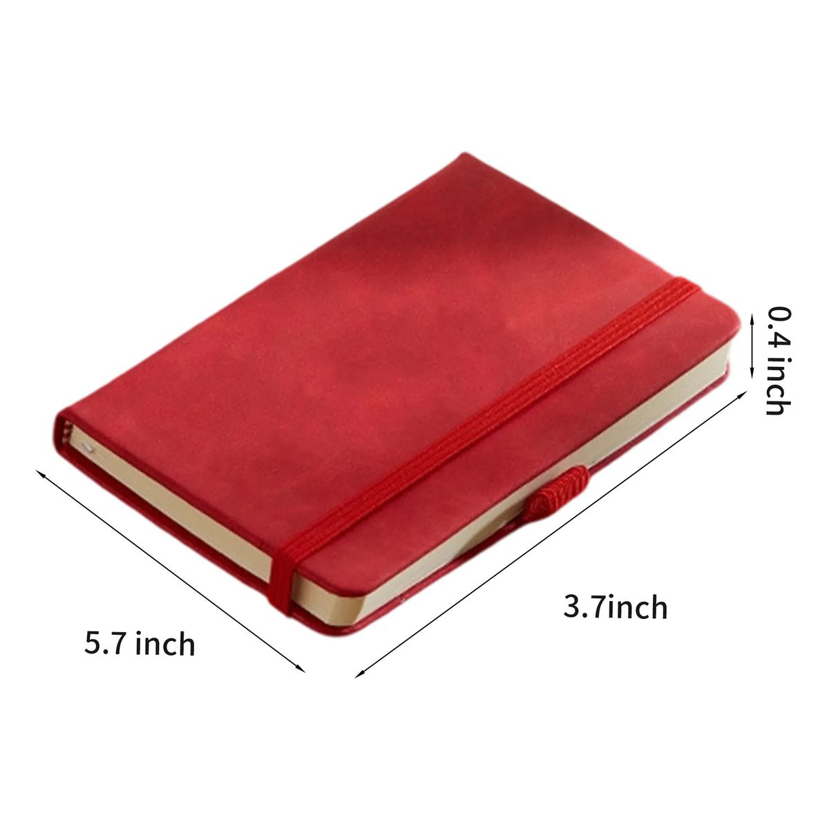 Pocket Leather Journal with Elastic Band 3