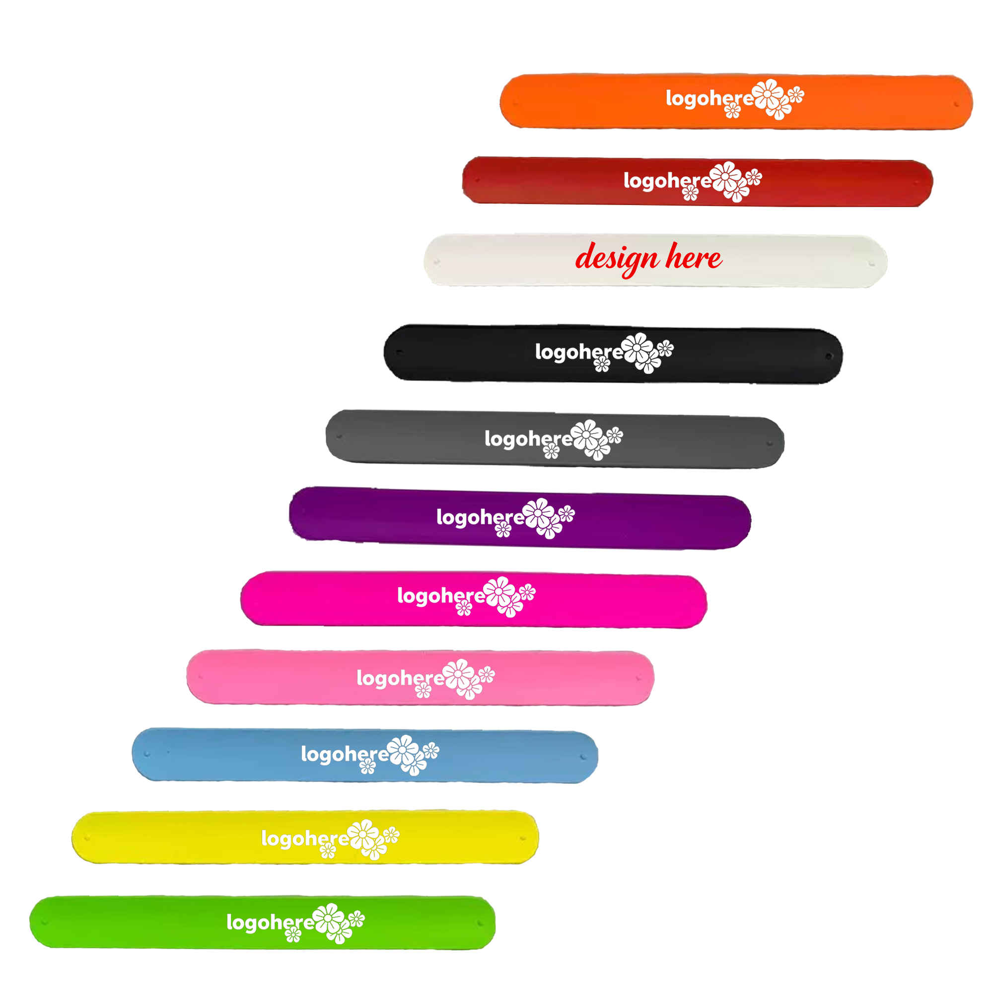 Custom Slap Silicone Bracelet for Events 2