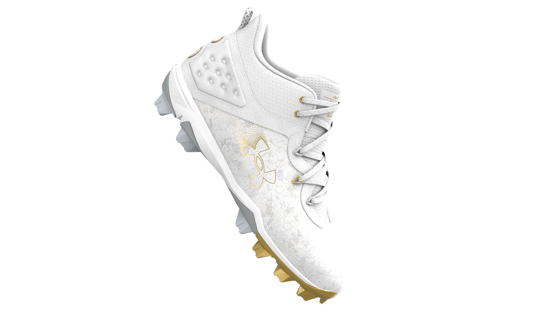 UA Harper 8 Mid RM Men's Baseball Cleats 3