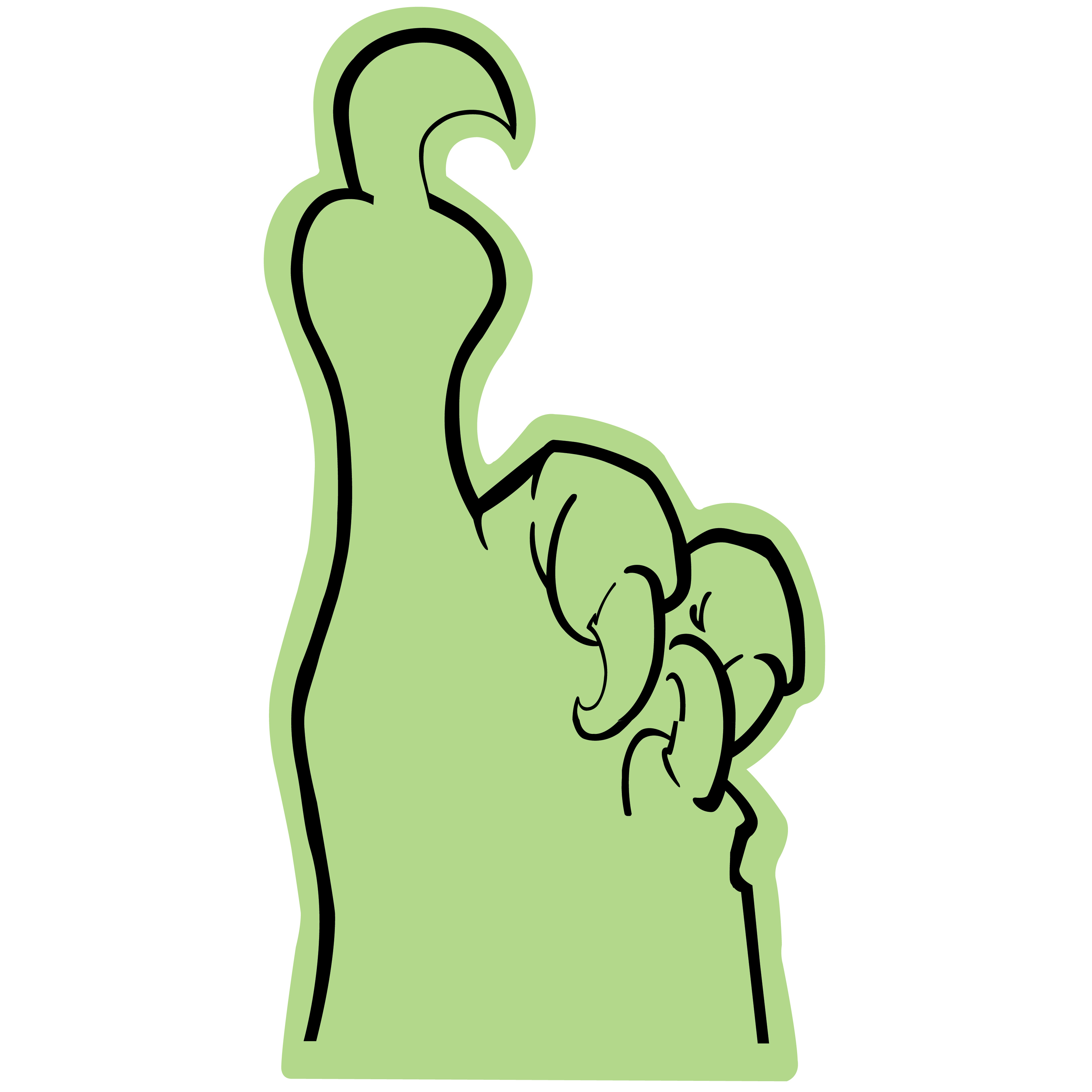 Foam Eagle Talon Claw Hand 7