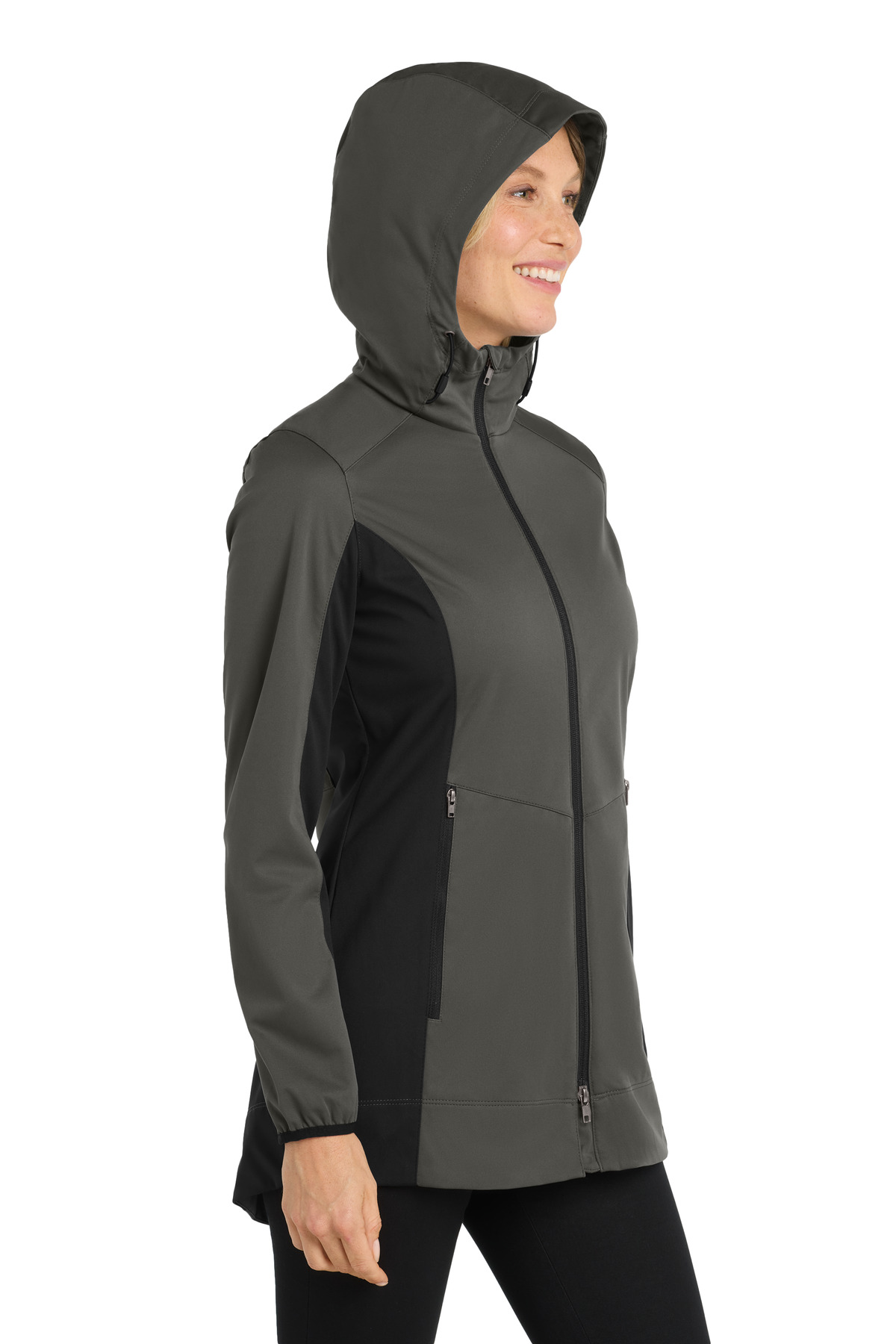 Port Authority Women's Active Hooded Soft Shell Jacket. L719 16