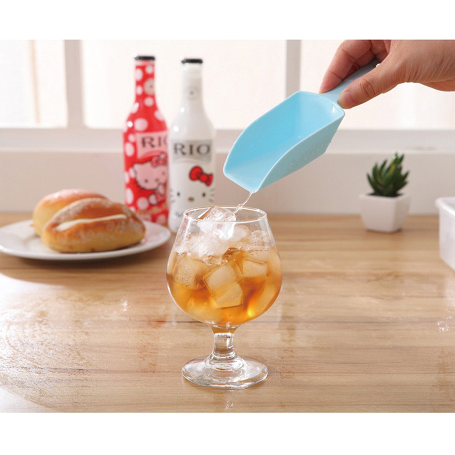 Ice Cube Tray With Lid & Bin 6