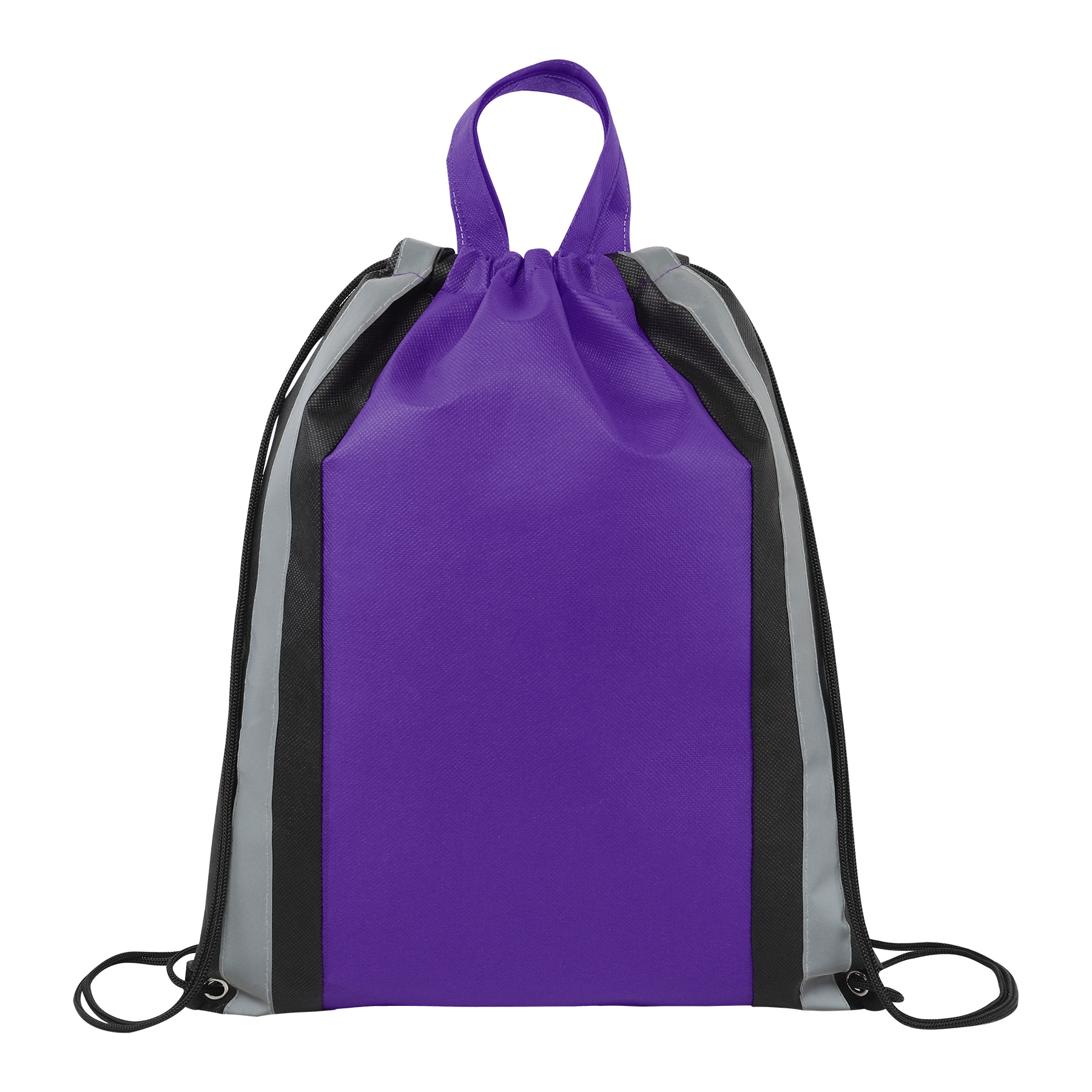 Small Reflective Non-Woven Drawstring Bag 5