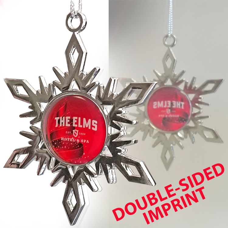 Nickel Snowflake Holiday Ornament (2-Sided) 7