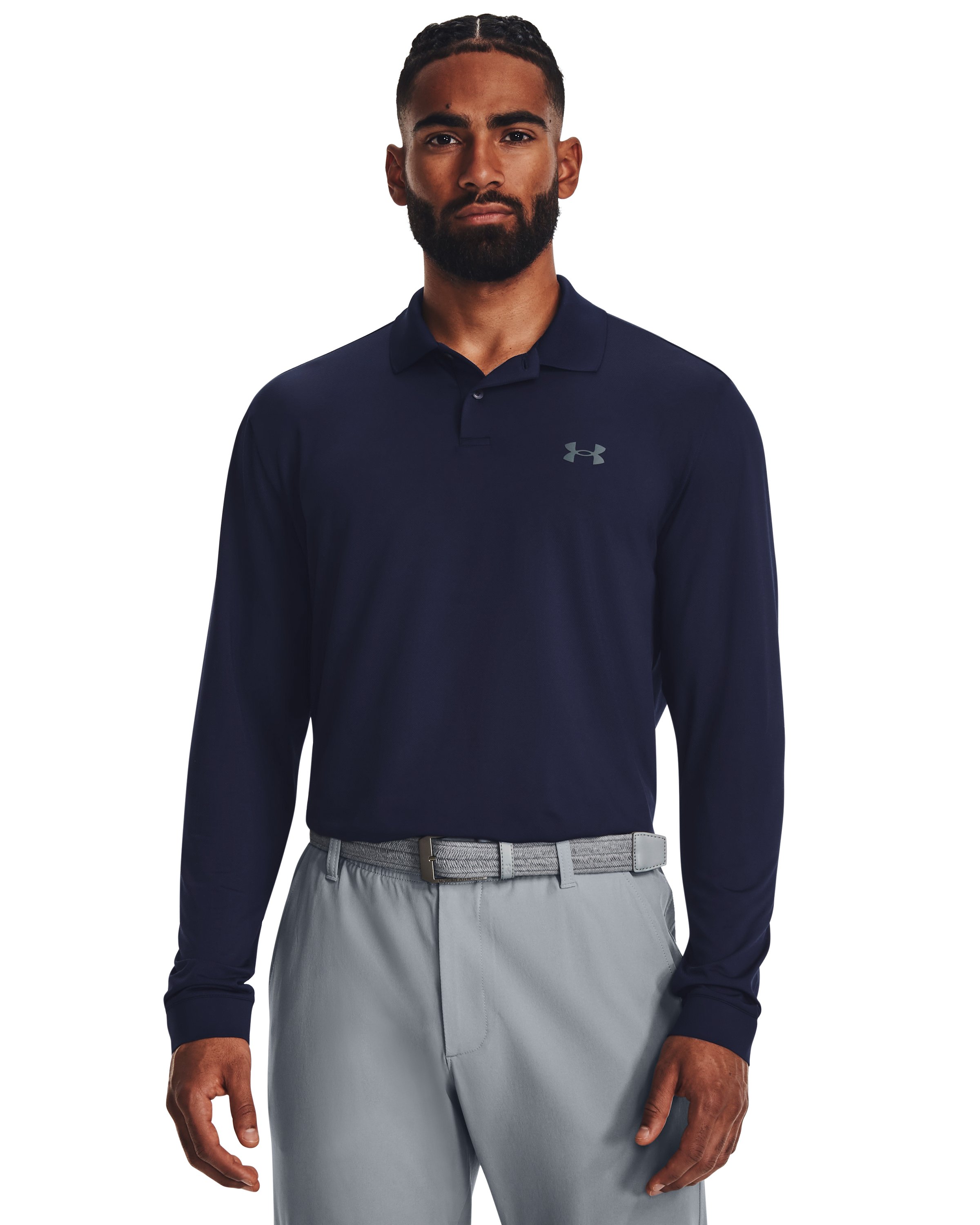 UA Matchplay Men's Long Sleeve Polo 6
