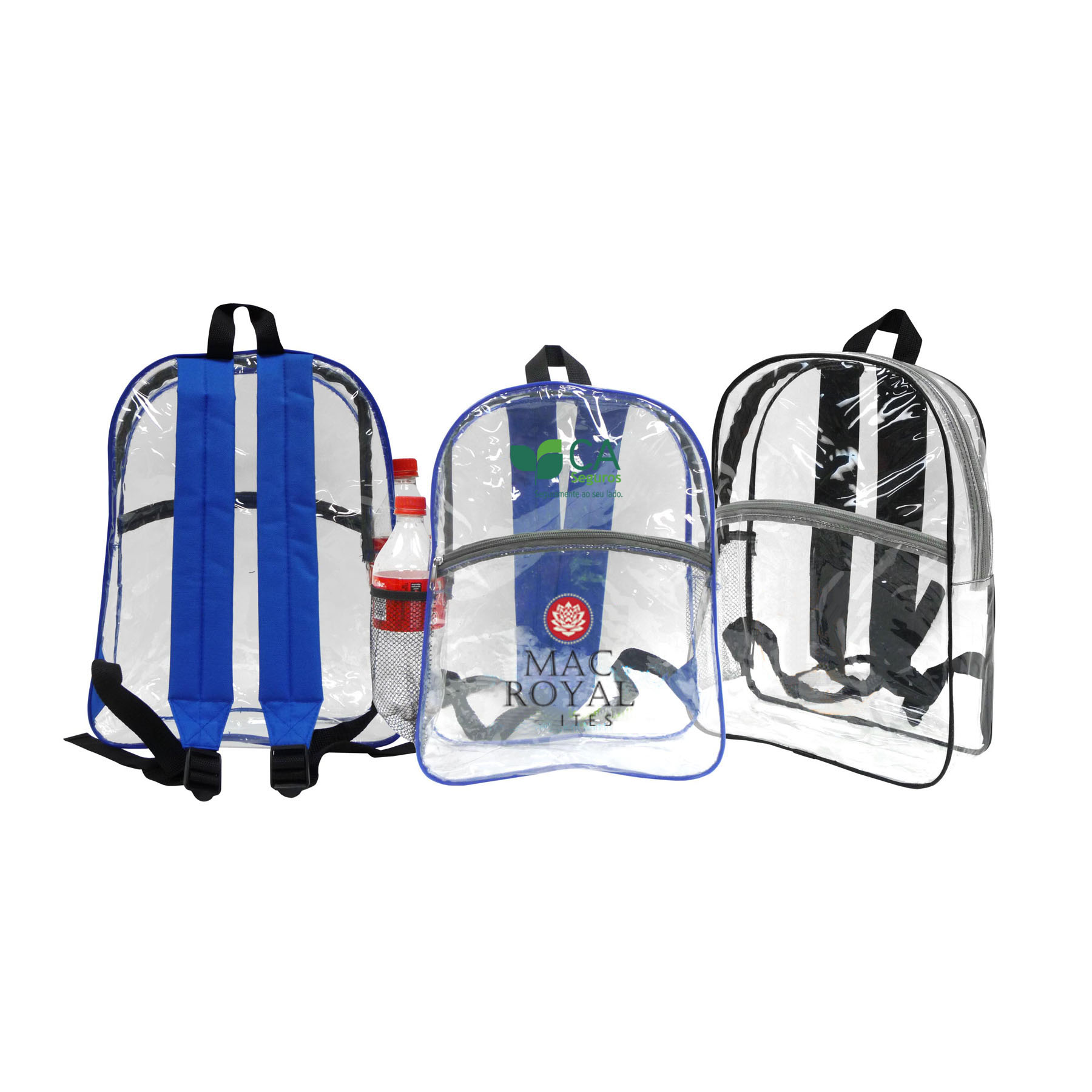 Clear Zipper Backpack 3