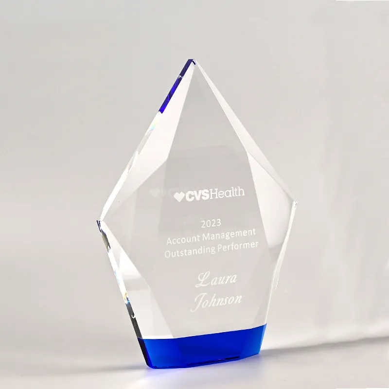 Chiseled Peak Crystal Award 4