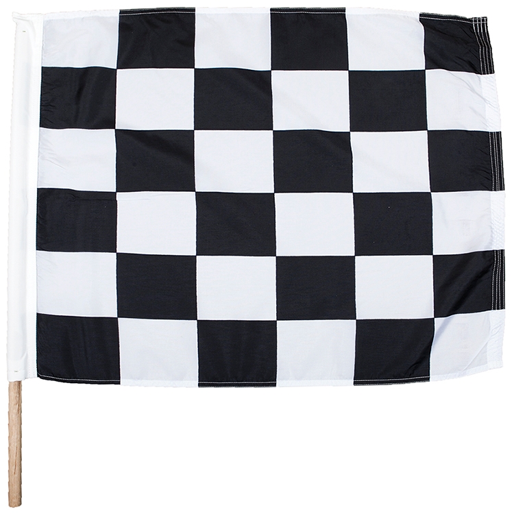 24" x 30" End of Race Polyester Auto Racing Flag 2