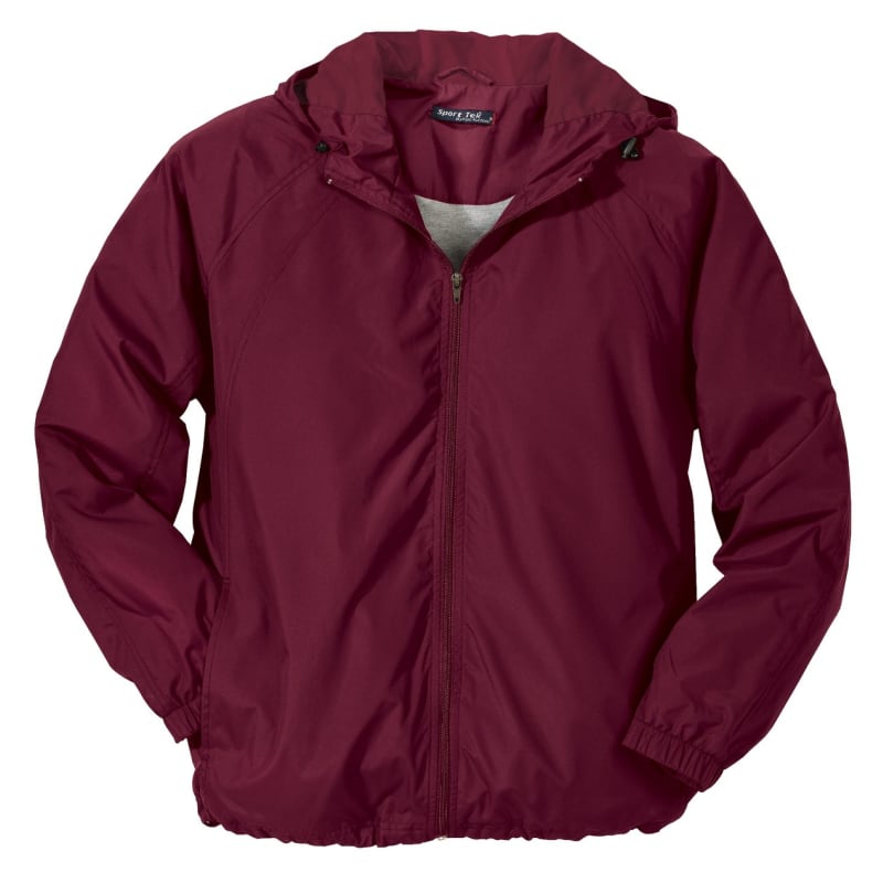 Sport-Tek Hooded Raglan Jacket. 17
