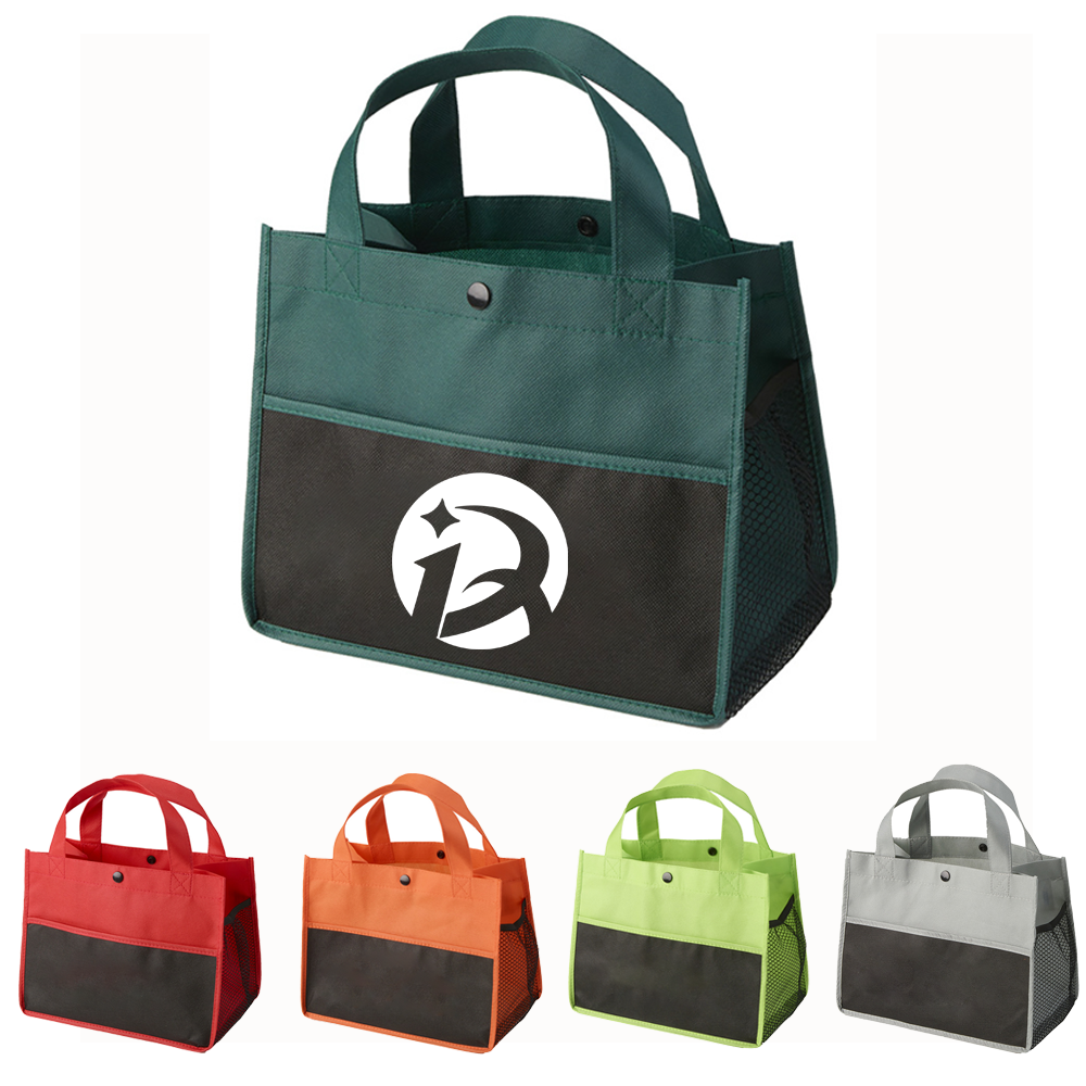 Mini Snap Non-Woven Lunch Tote Bag 5